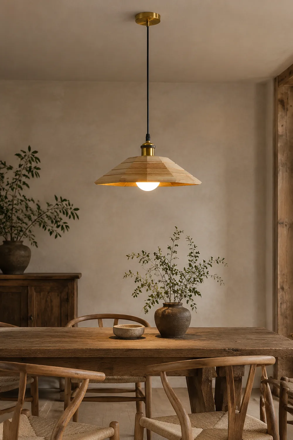 Aeyee Wood Pendant Light - Lumpaz