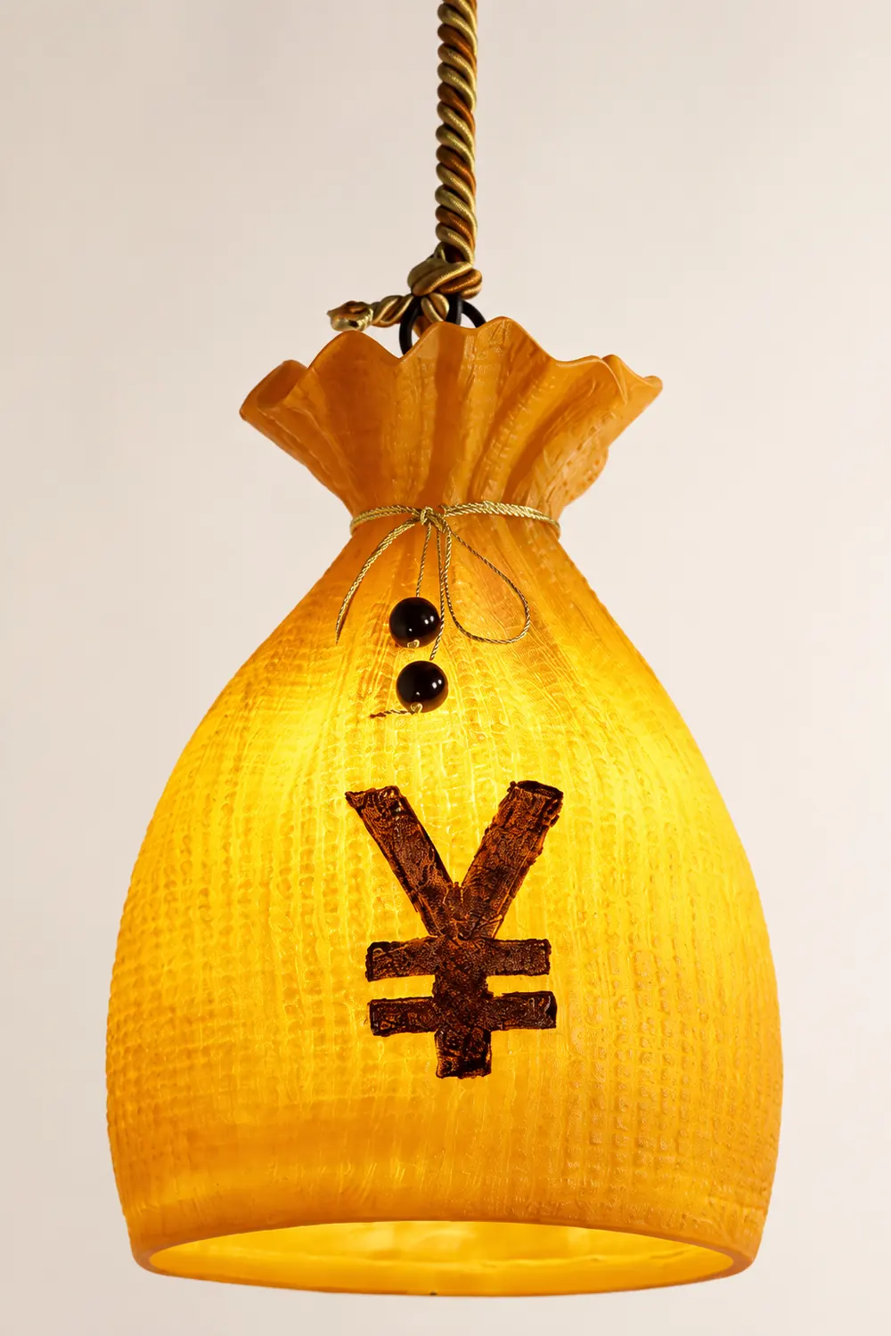 Prosperity Pouch Resin Pendant Lamp - Lumpaz