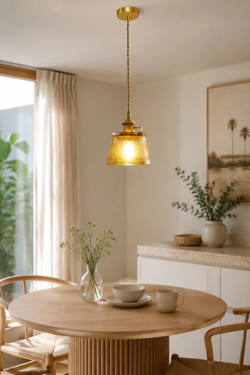Glass Cup Pendant Lamp - Lumpaz