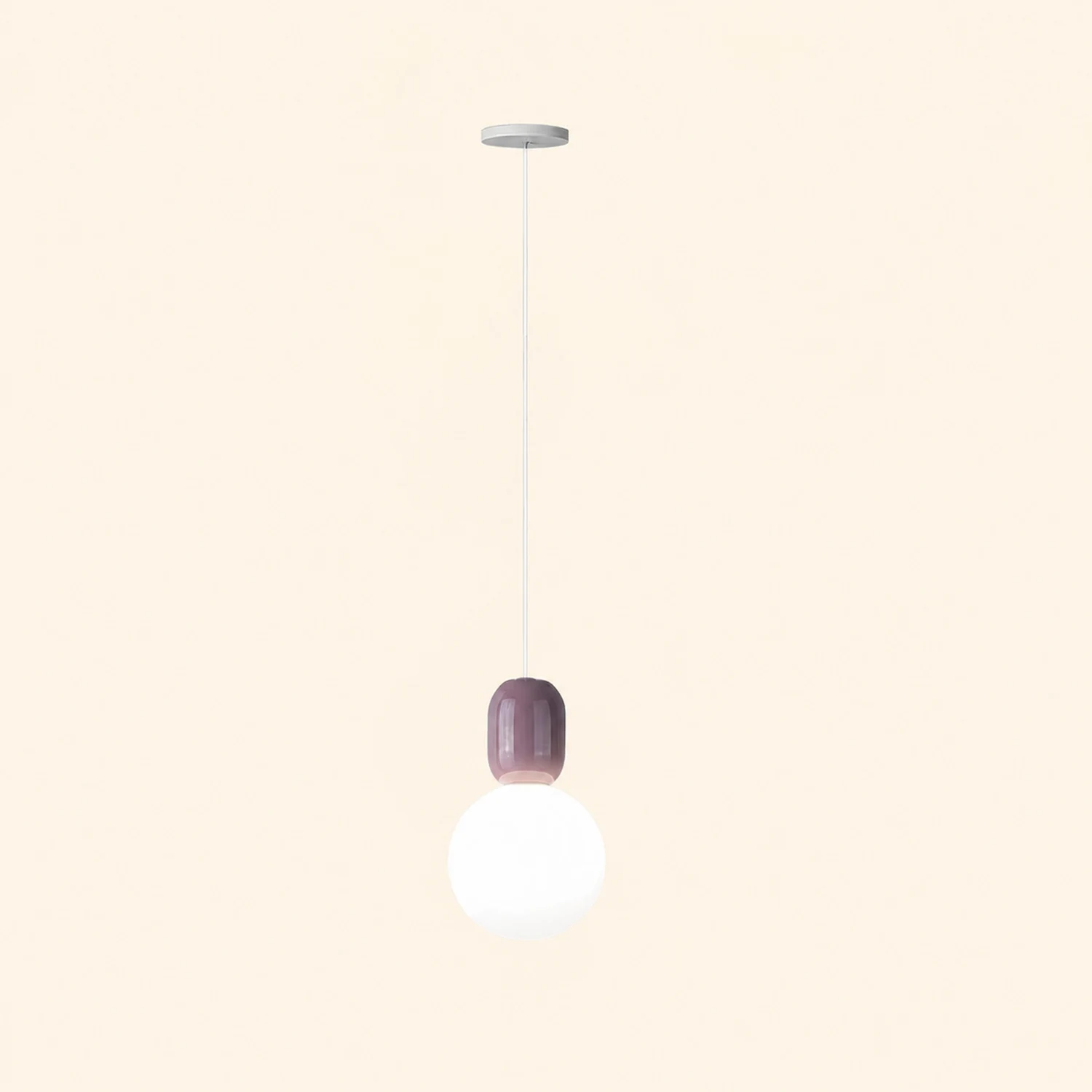 Acrylic Two Ball Pendant Light - Lumpaz