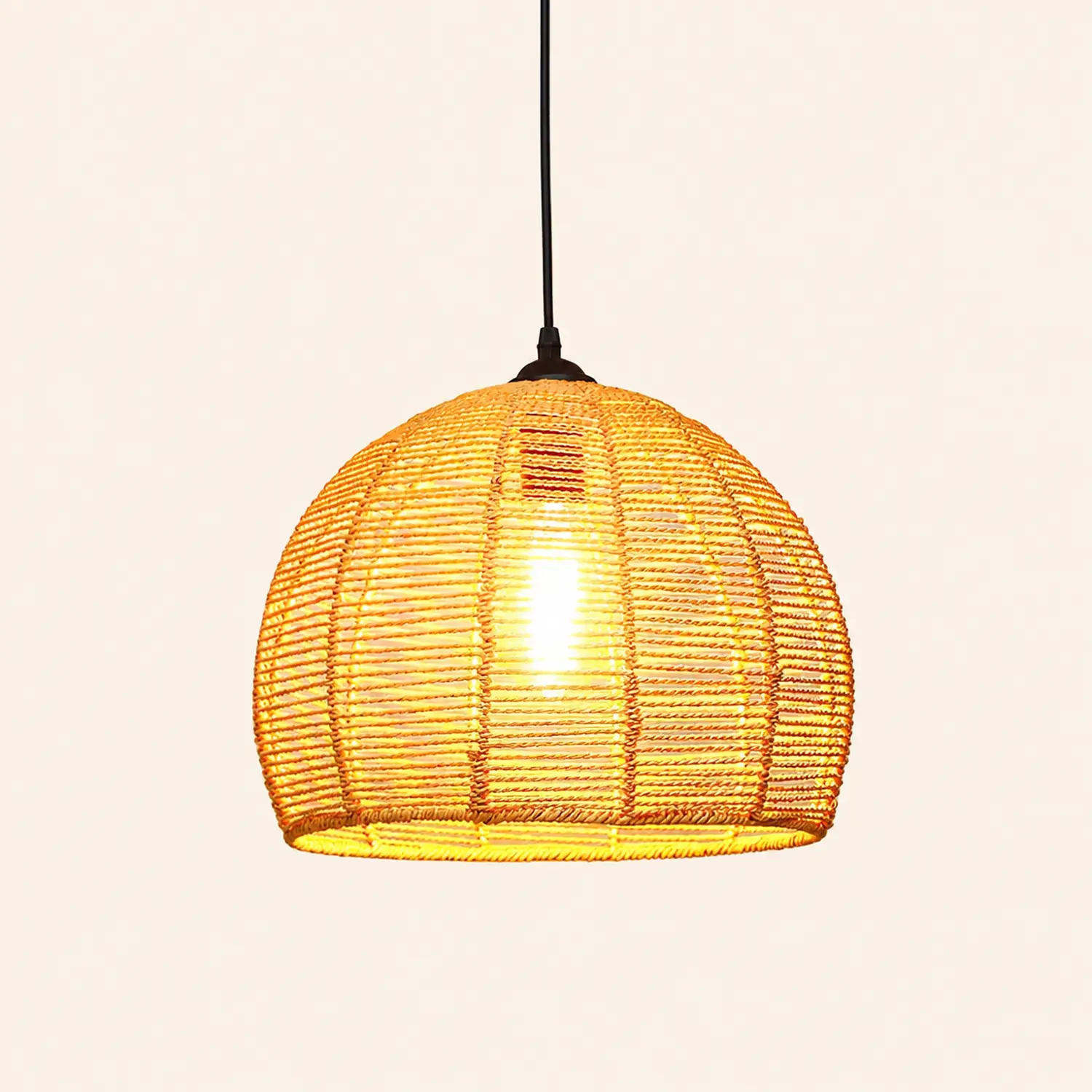 Retro Hemp Rope Interesting Pendant Light - Lumpaz