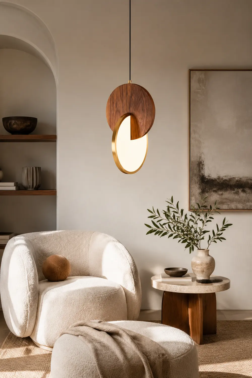 Double Disk Pendant Lamp - Lumpaz