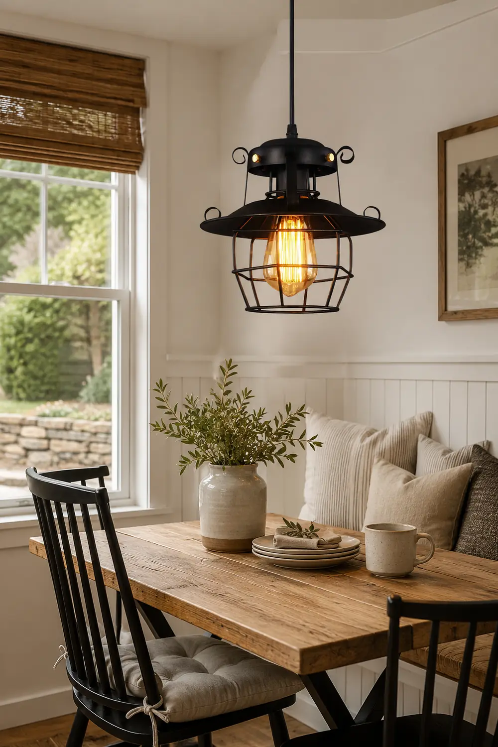Retro Birdcage Pendant Light - Lumpaz