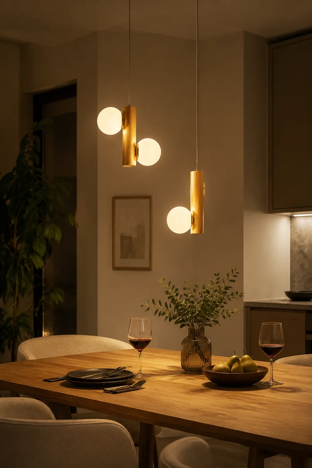 Tupelo Double Pendant Lamp - Lumpaz