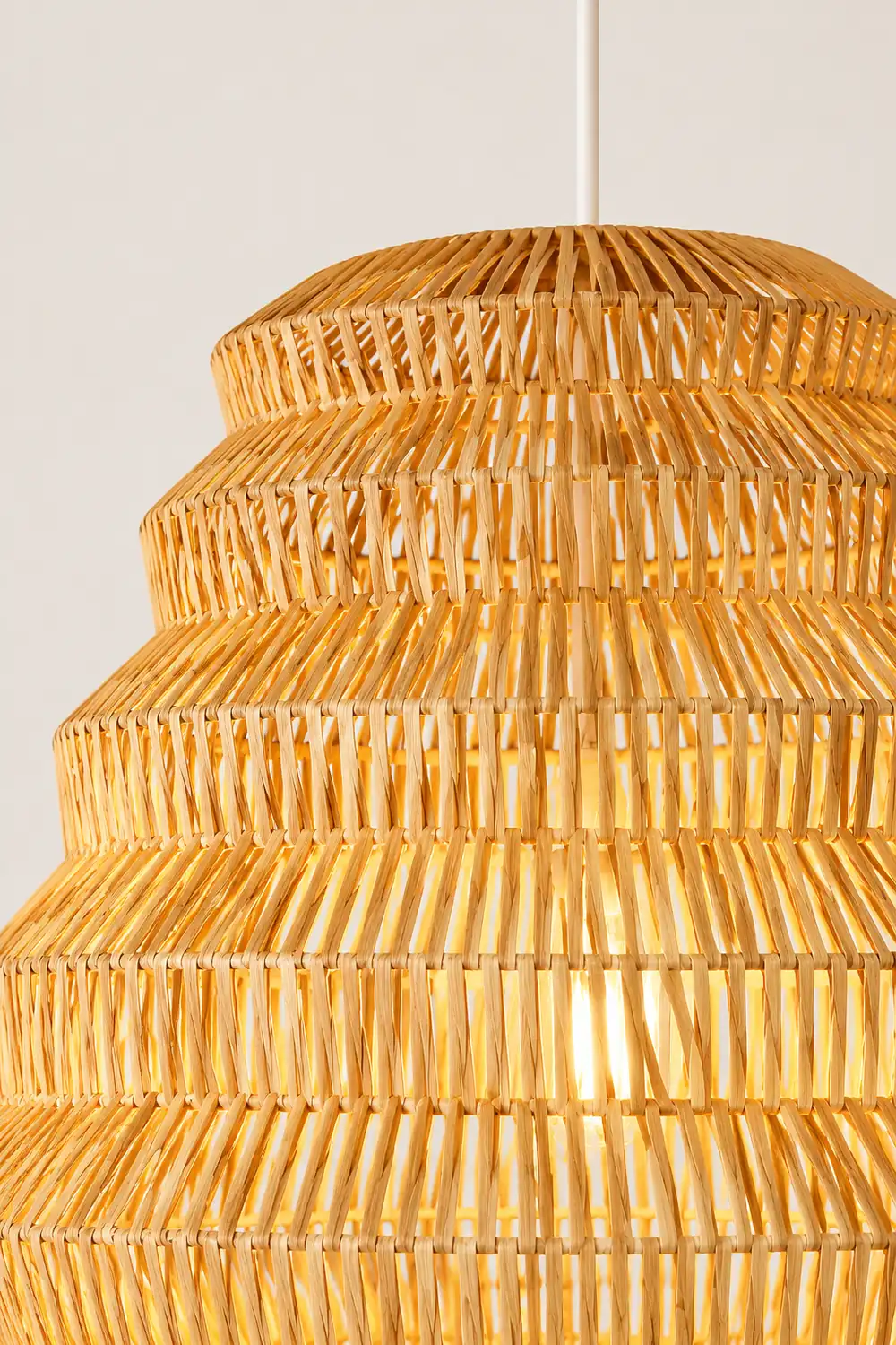 Bamboo Spiral Pendant Lamp - Lumpaz