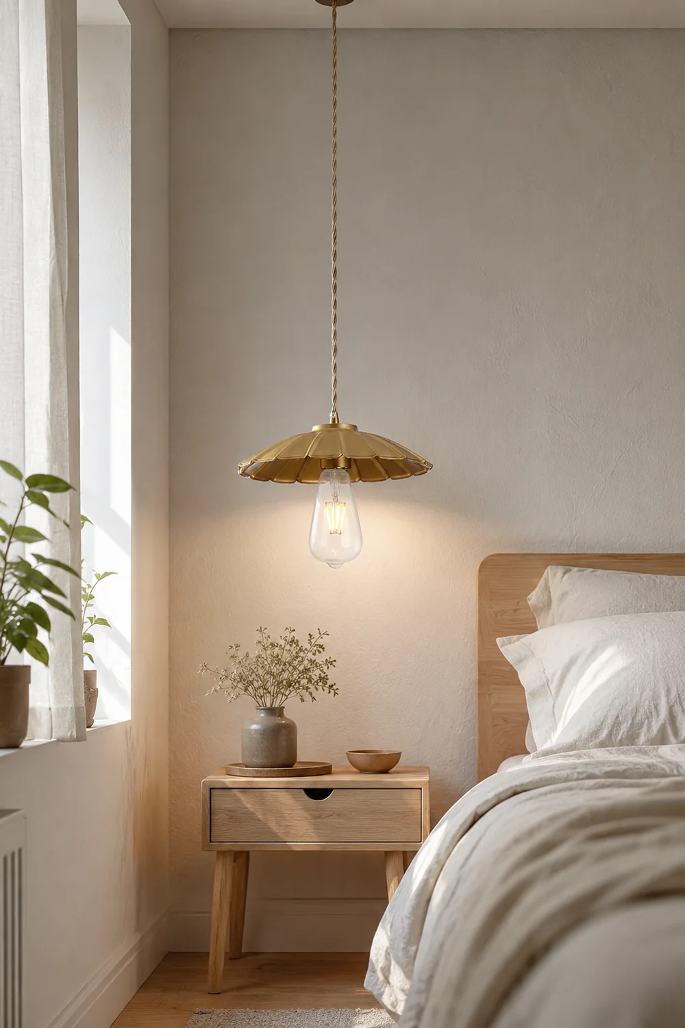Sleek Flat Pendant Lamp - Lumpaz
