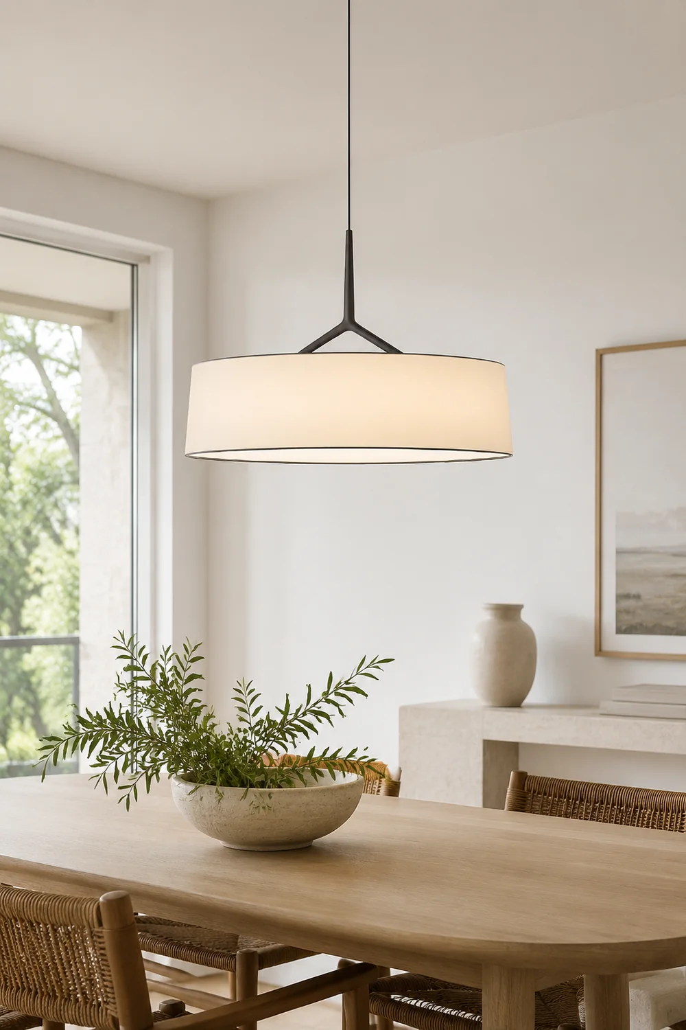 Paper Glow Circular Pendant Lamp - Lumpaz