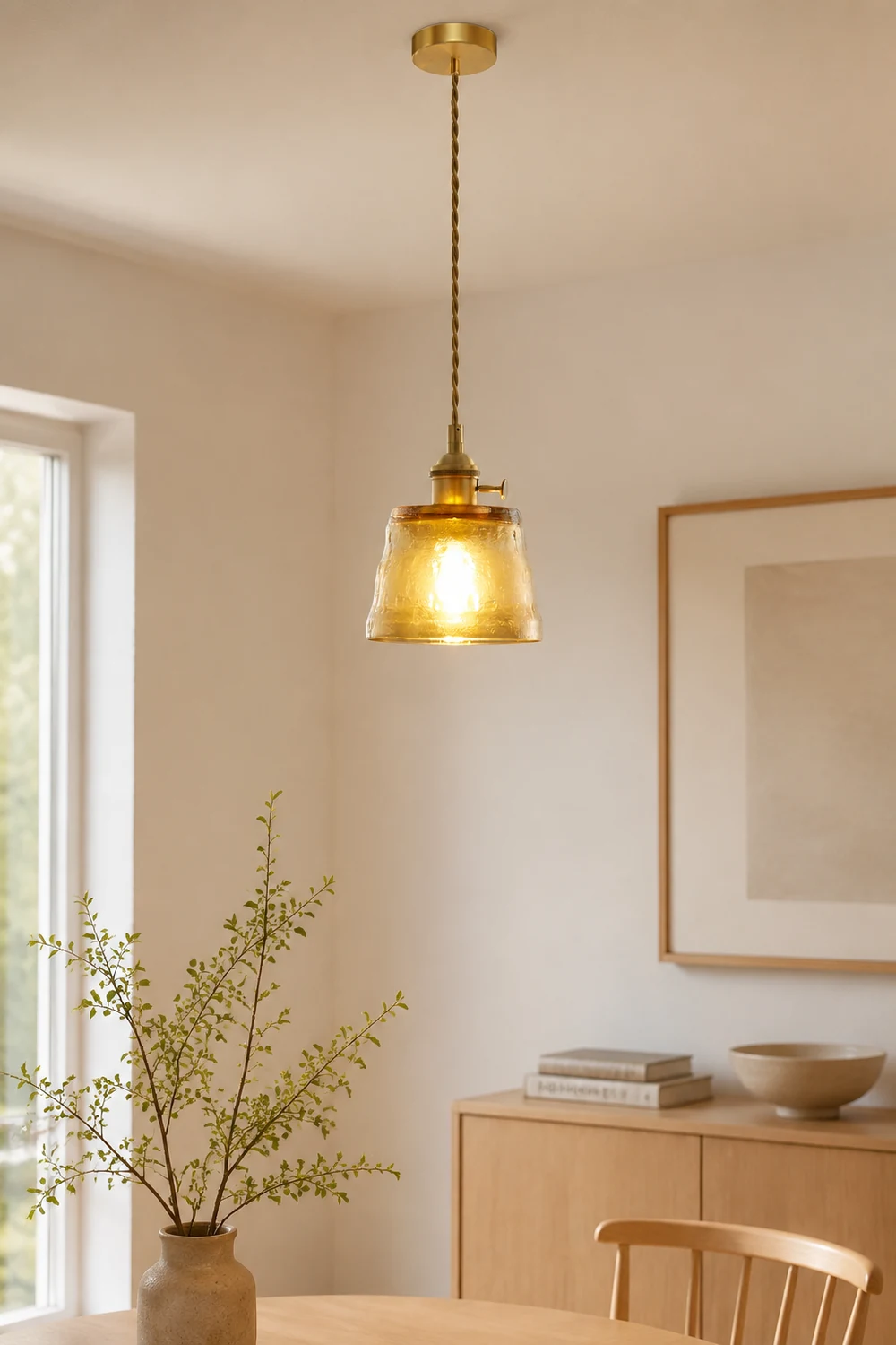 Glass Cup Pendant Lamp - Lumpaz