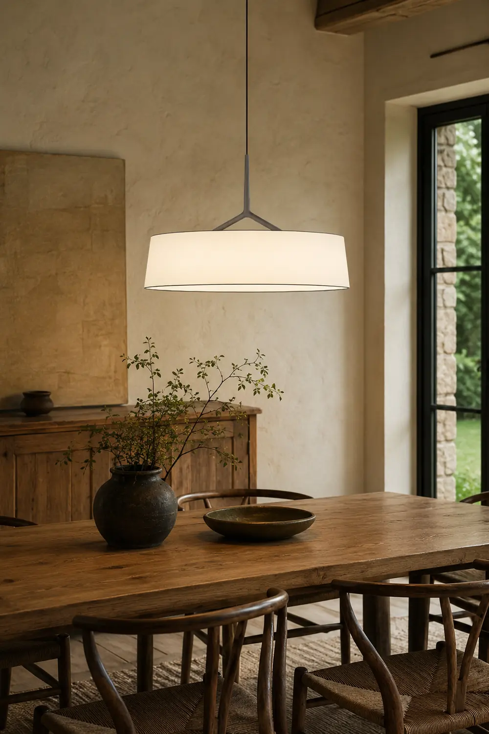 Paper Glow Circular Pendant Lamp - Lumpaz