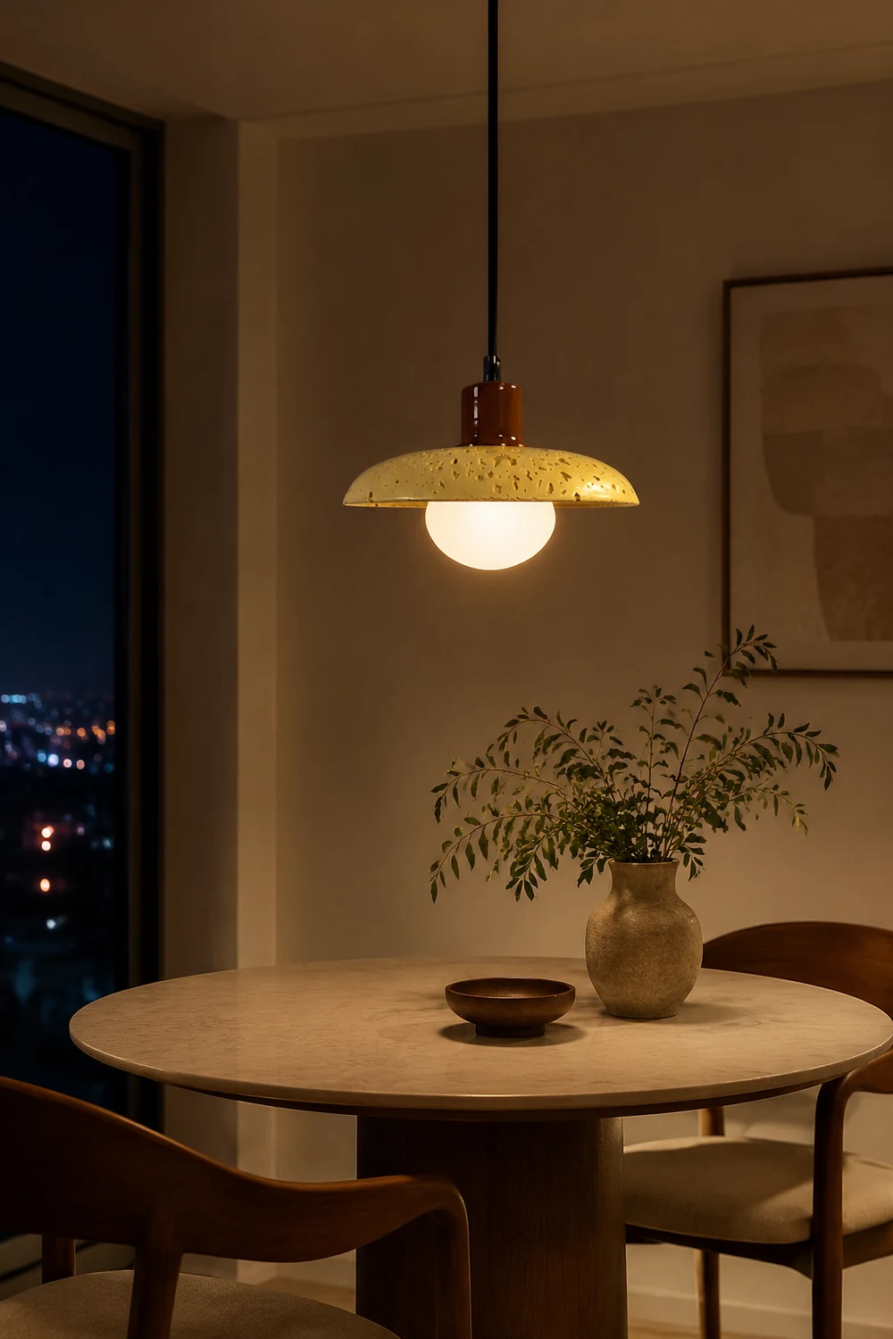 Revi Cement Pendant Light - Lumpaz