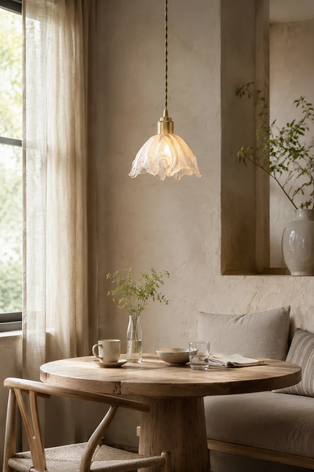 Lotus Crystal Small Pendant Light - Lumpaz