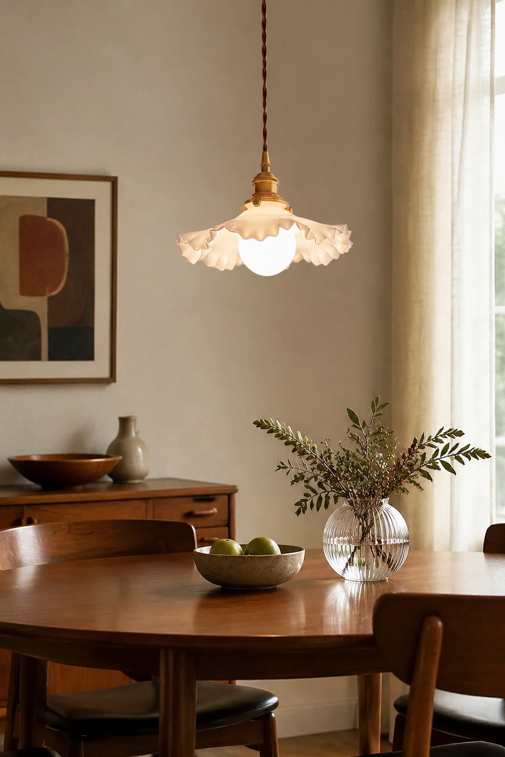 Small Floral Pendant Lamp - Lumpaz