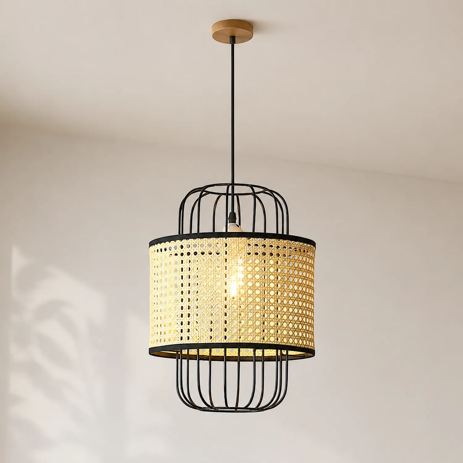 Rattan Aru Pendant Lamp - Lumpaz