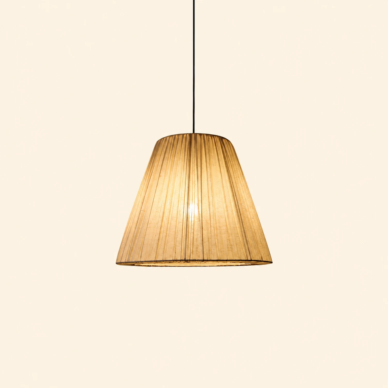 Textile Taper Pendant Lamp - Lumpaz