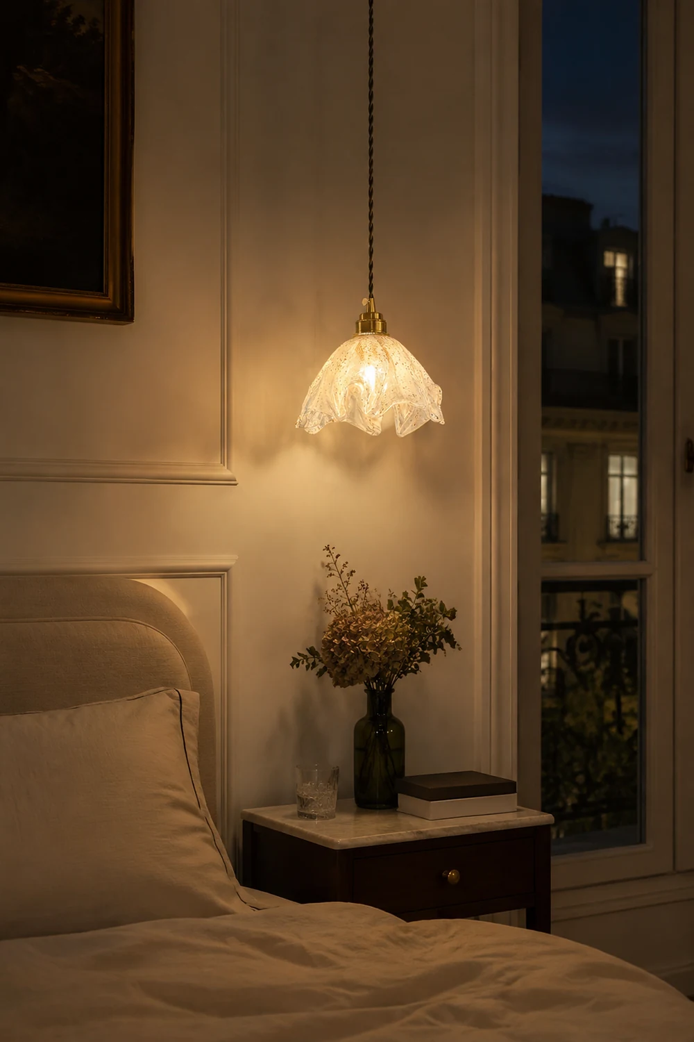 Lotus Crystal Small Pendant Light - Lumpaz