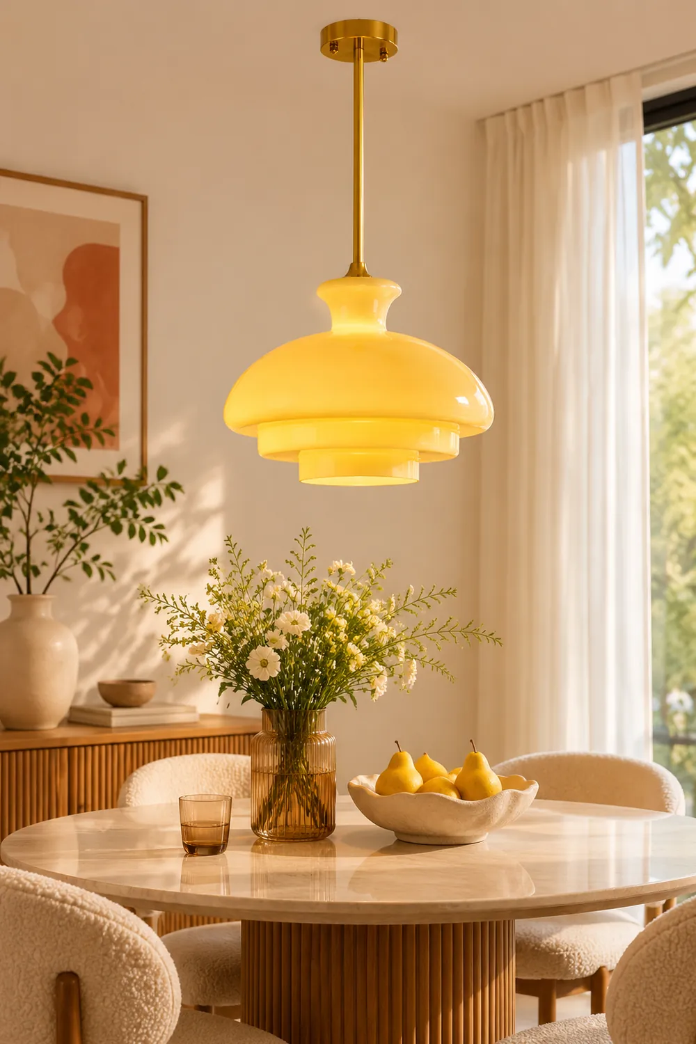 Paolina Glass Pendant Lamp - Lumpaz