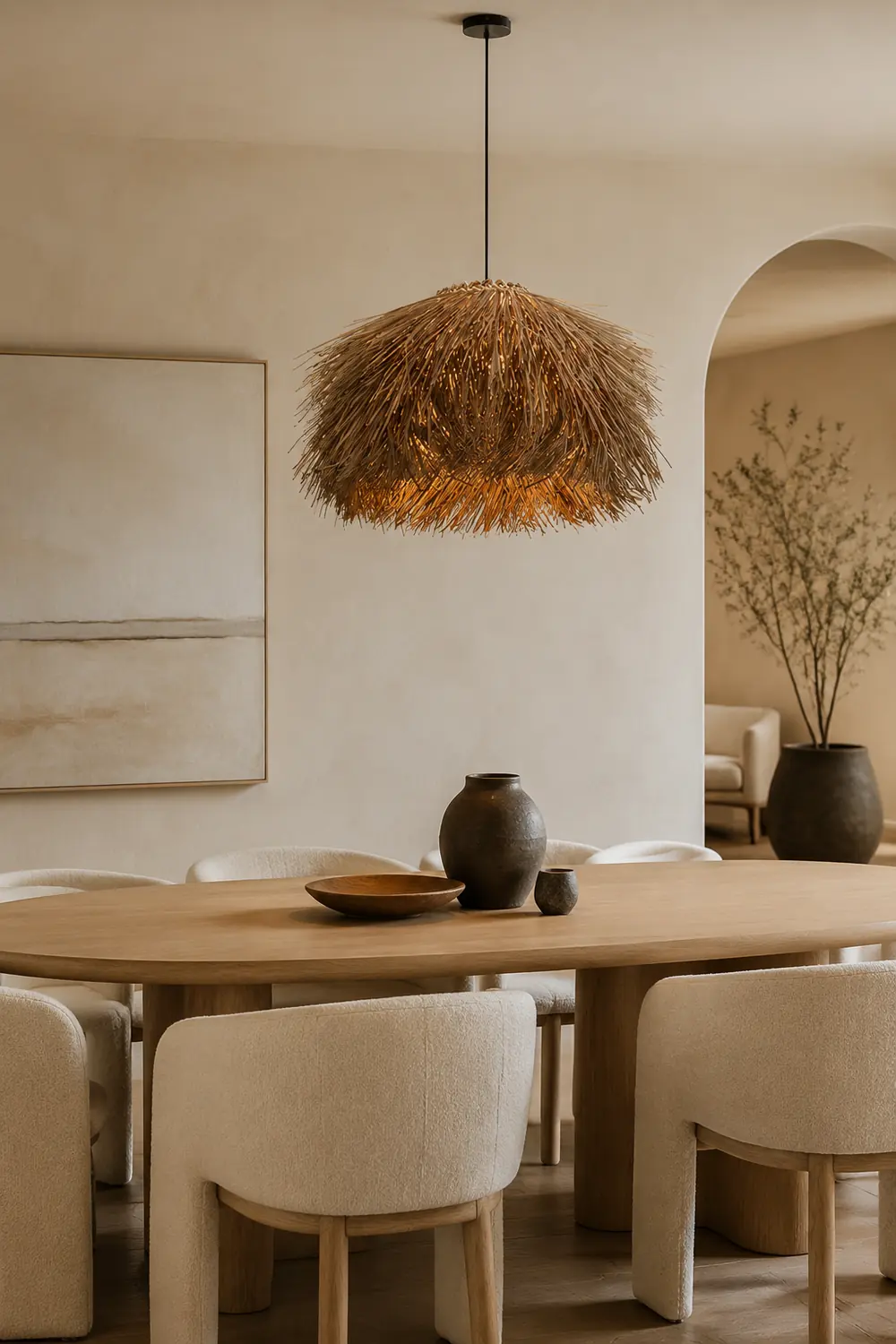 Hues Wicker Pendant Lamp - Lumpaz