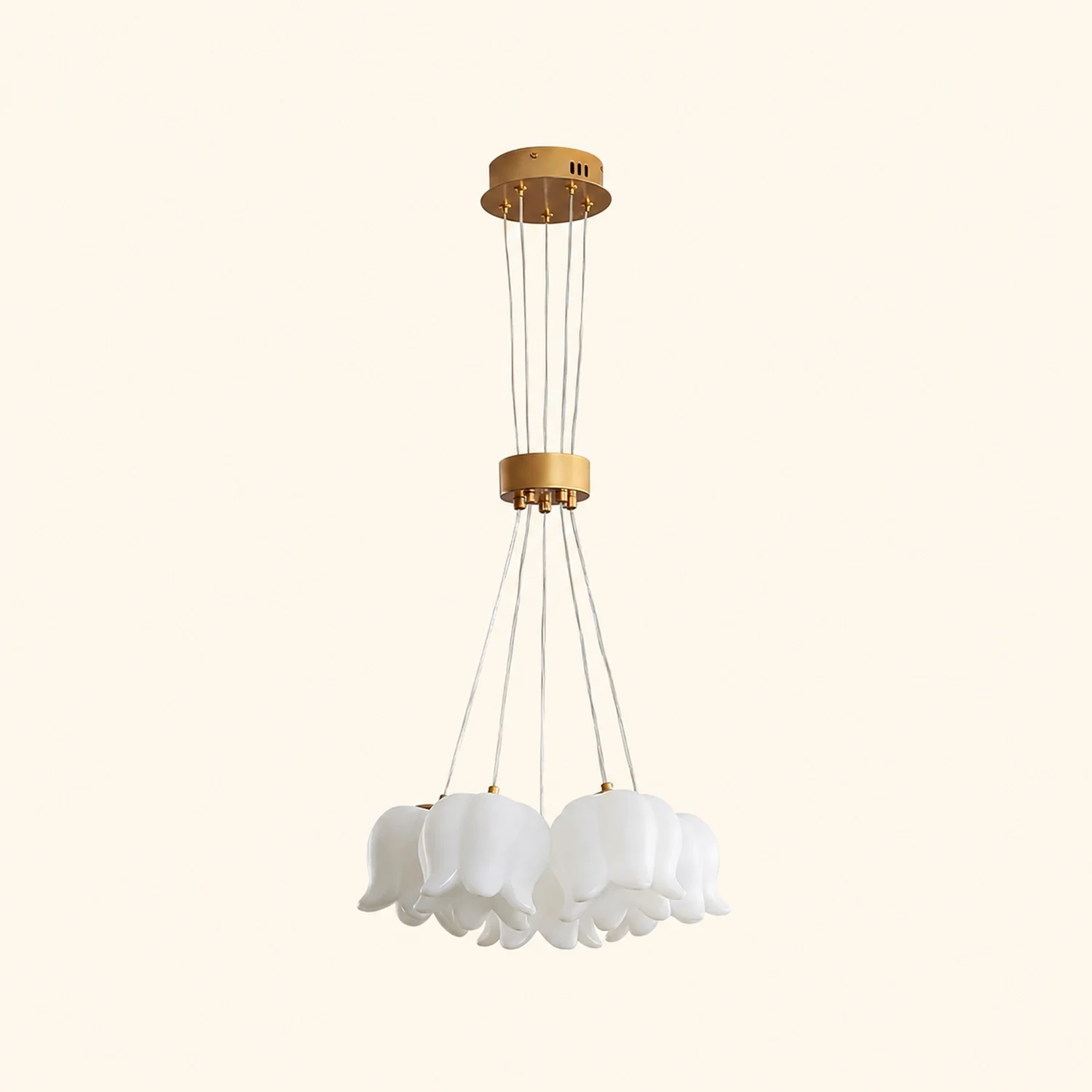 Elegant Floral Pendant Light - Lumpaz