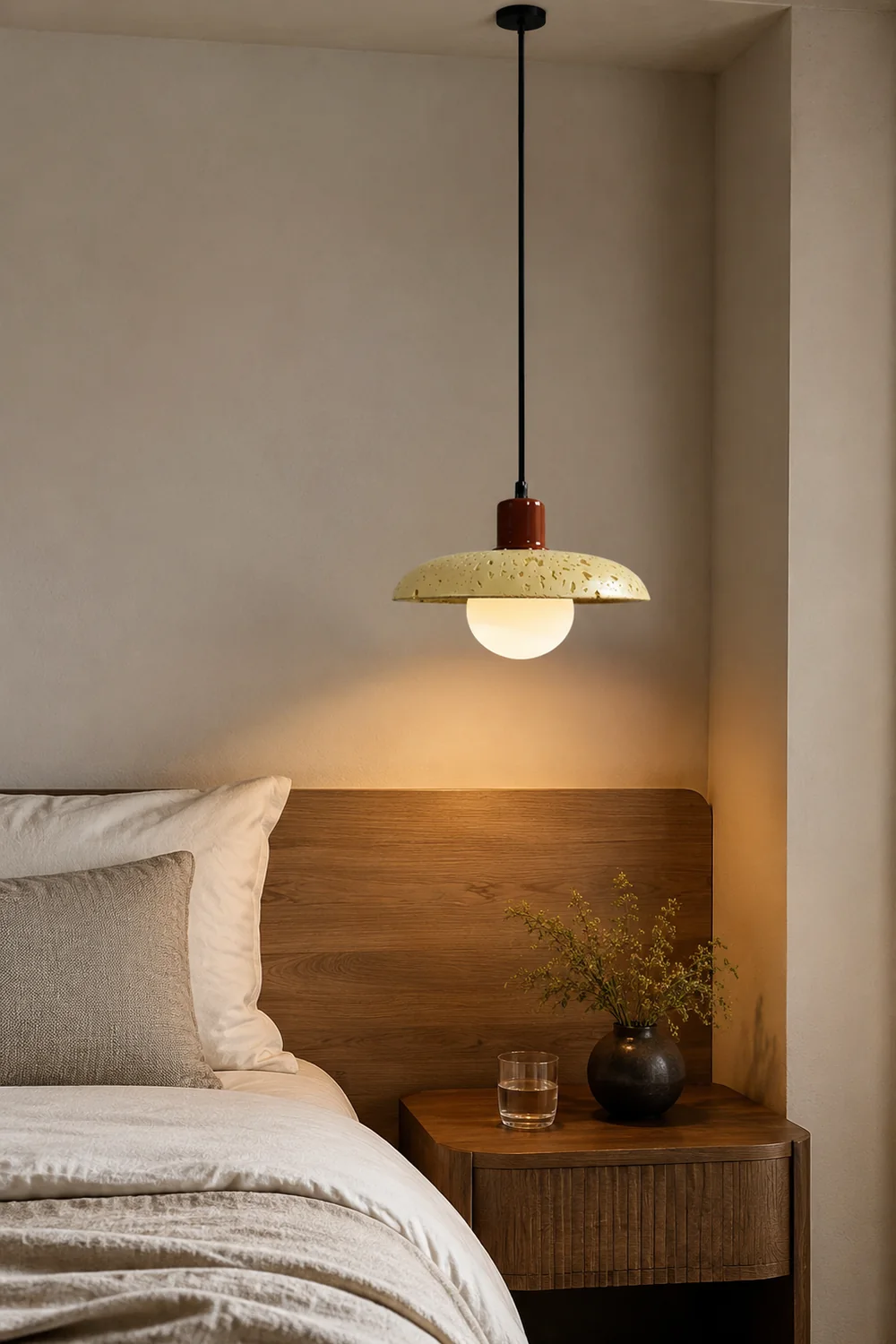 Revi Cement Pendant Light - Lumpaz