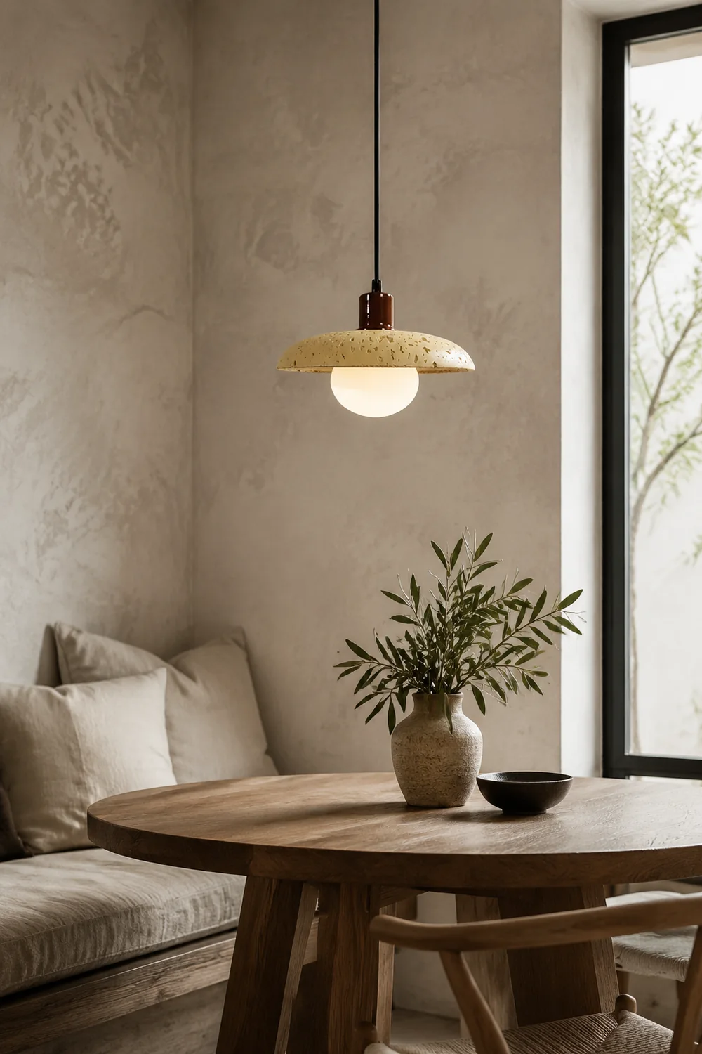 Revi Cement Pendant Light - Lumpaz