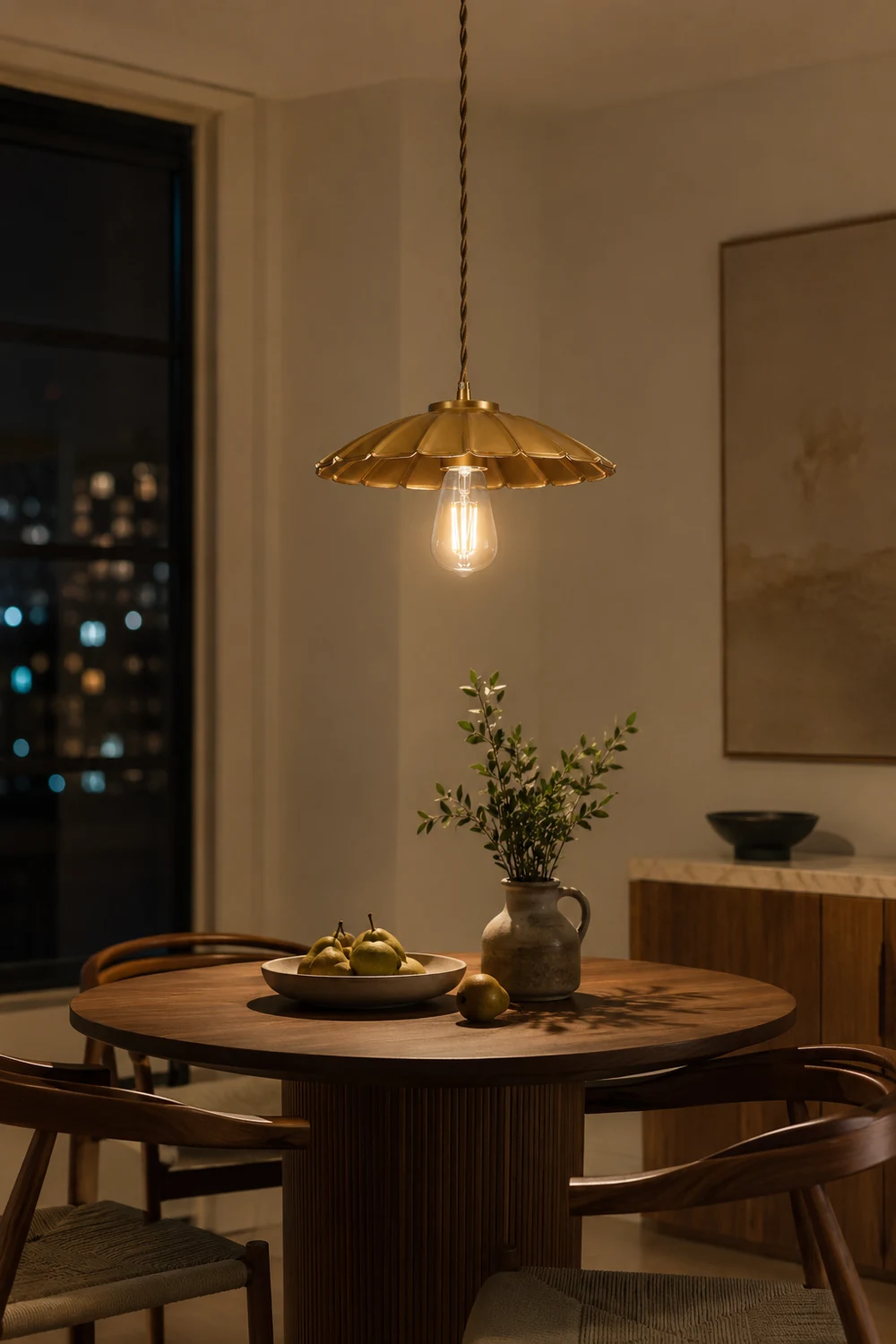 Sleek Flat Pendant Lamp - Lumpaz