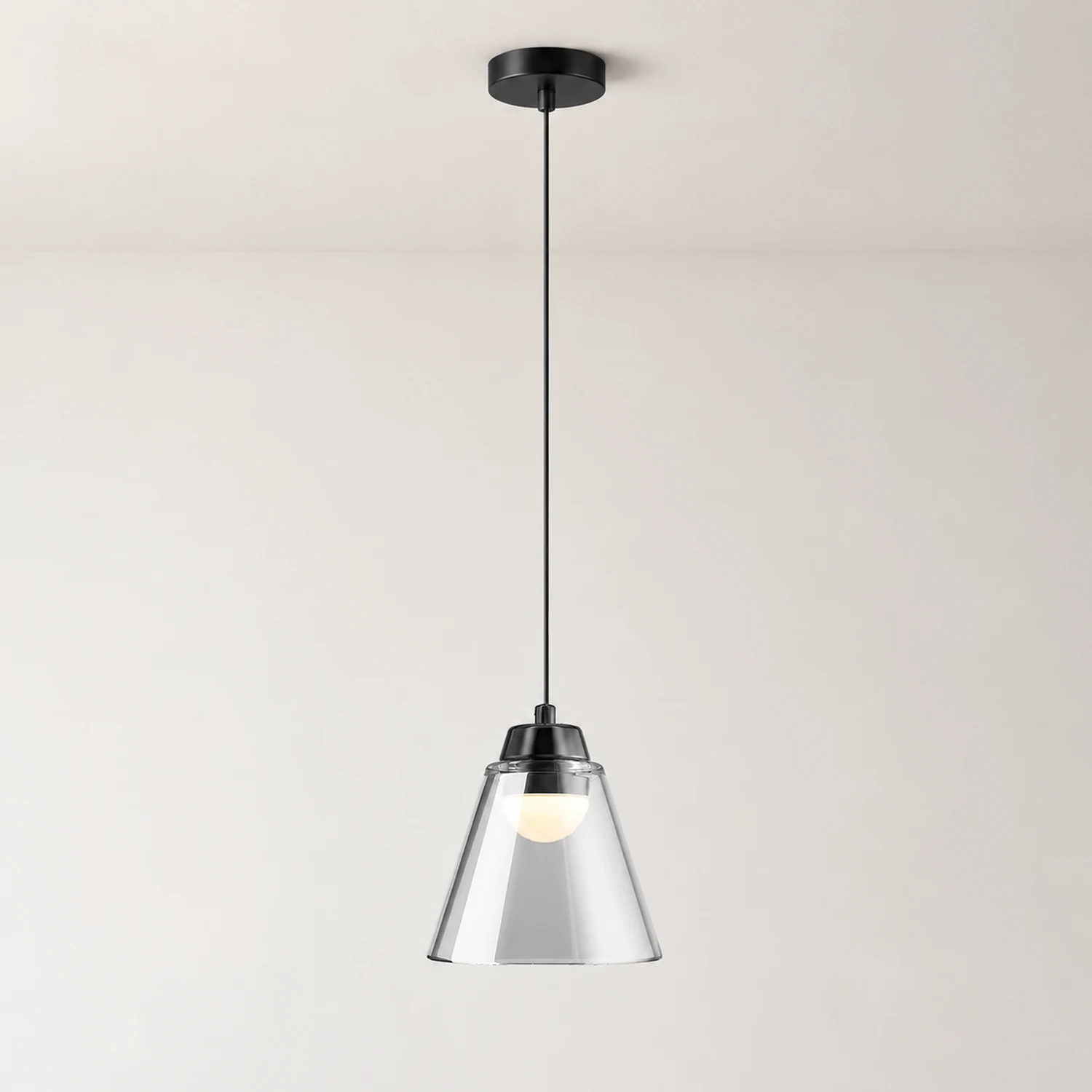Sculptural Glass Pendant Lamp - Lumpaz