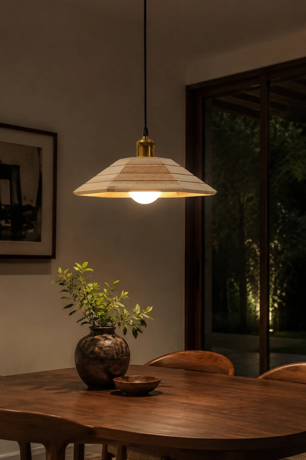 Aeyee Wood Pendant Light - Lumpaz