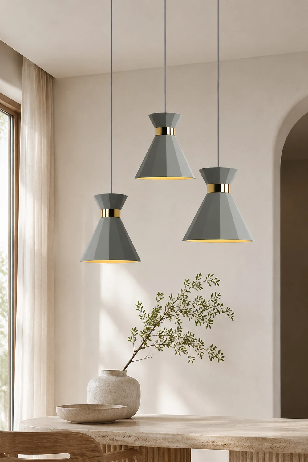 Sash Cement Pendant Light - Lumpaz