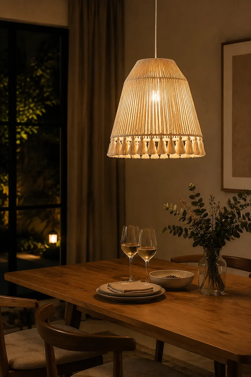 Chase Tassel Pendant Light - Lumpaz