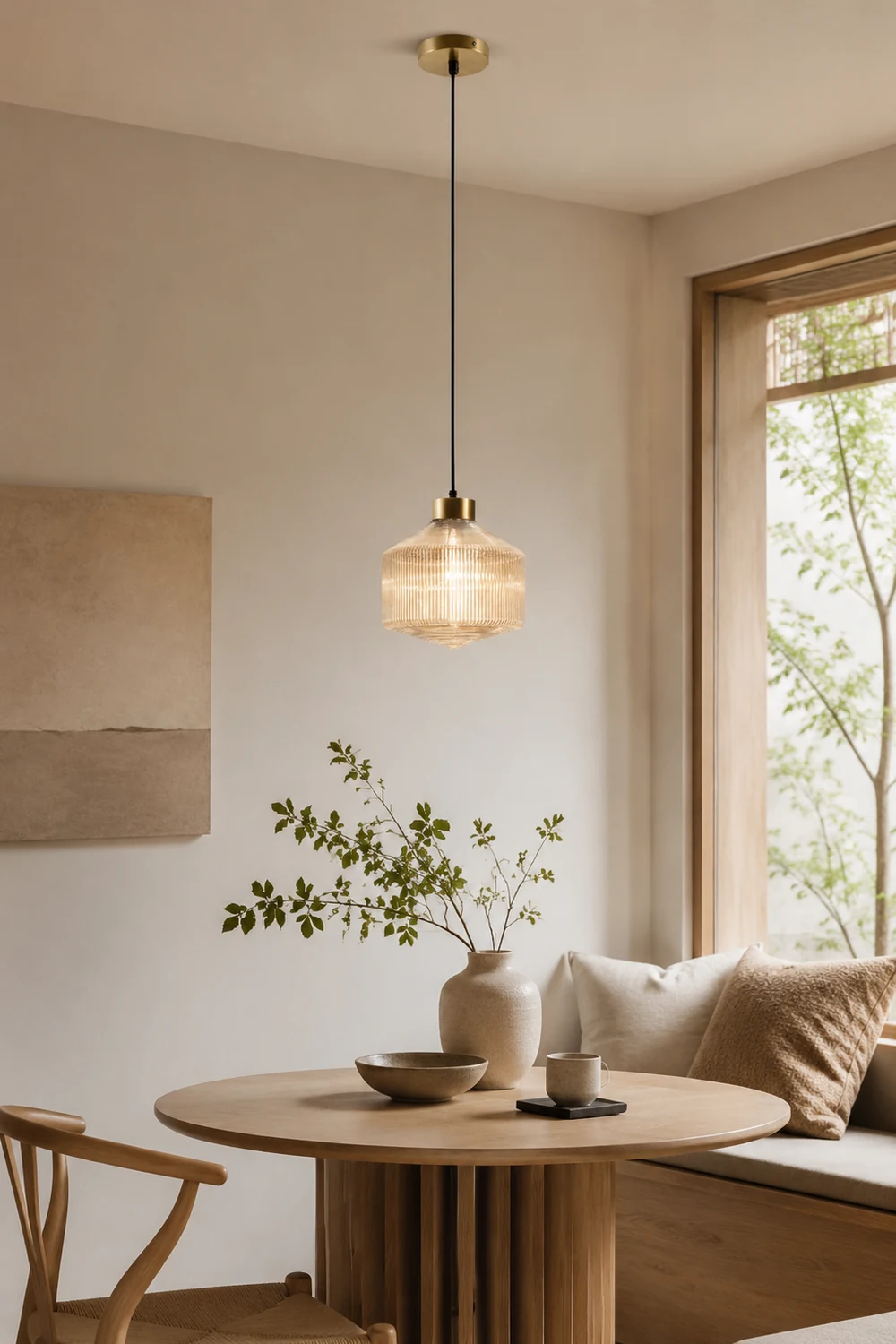 Striped Spinning Top Pendant Light - Lumpaz