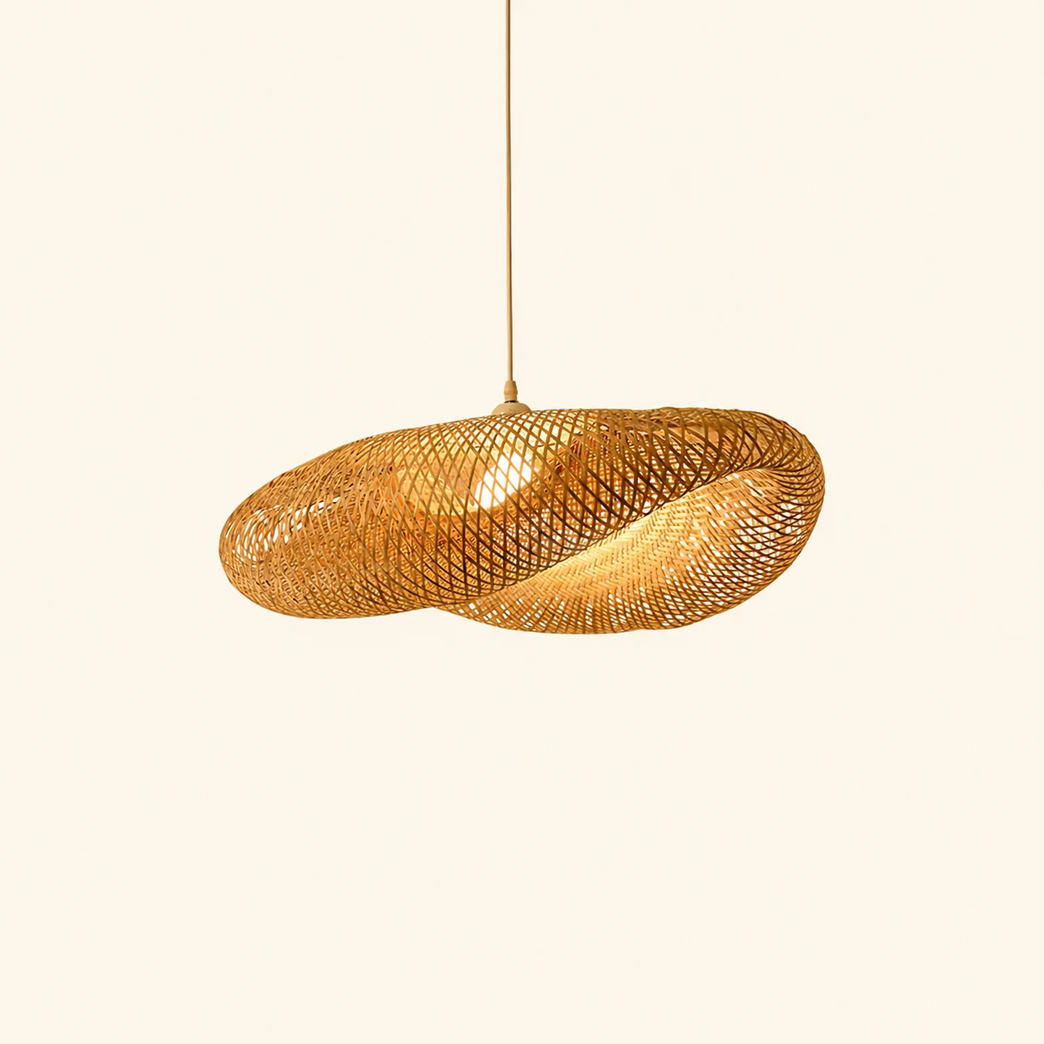 Bamboo Weaving Pendant Lamp - Lumpaz