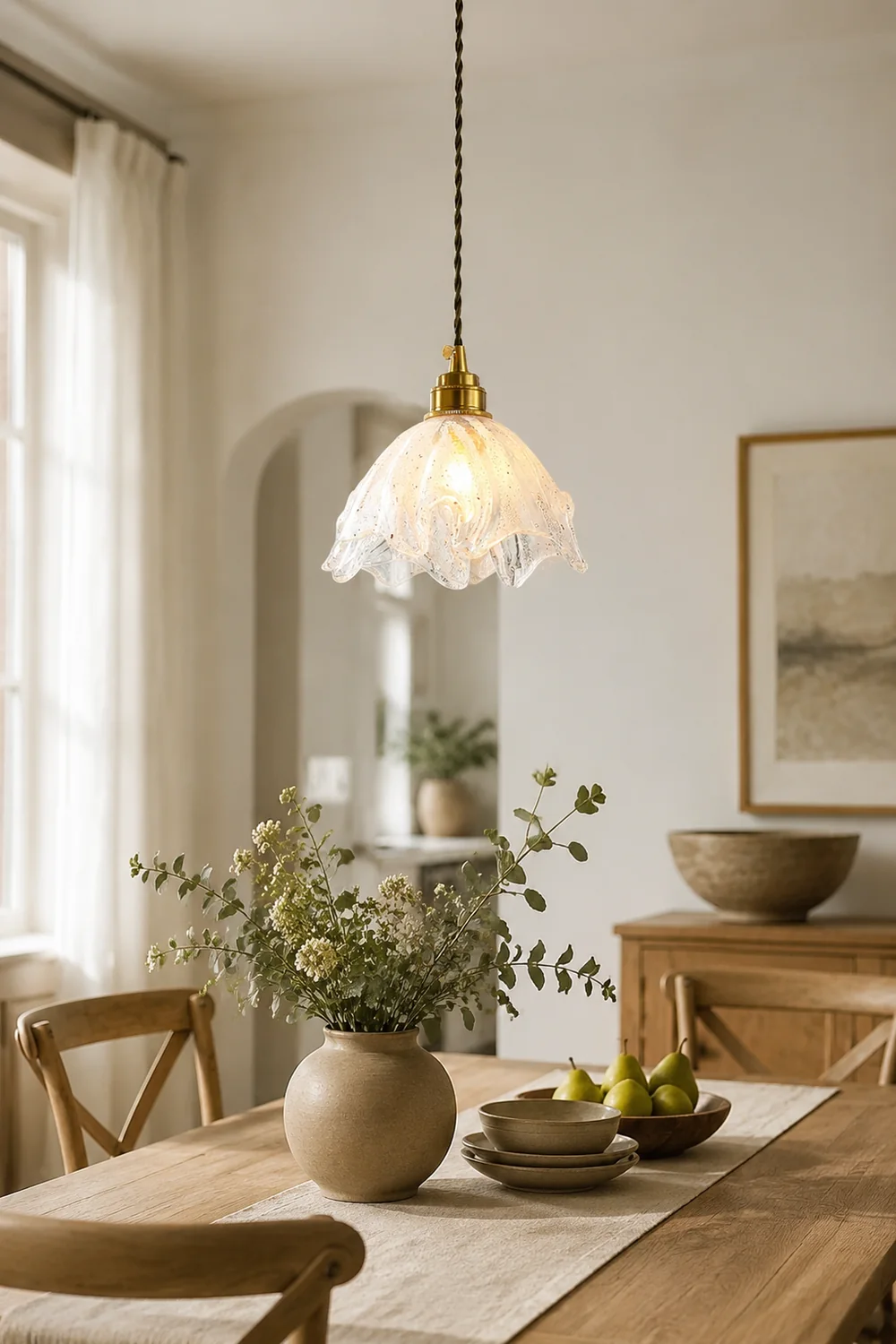 Lotus Crystal Small Pendant Light - Lumpaz