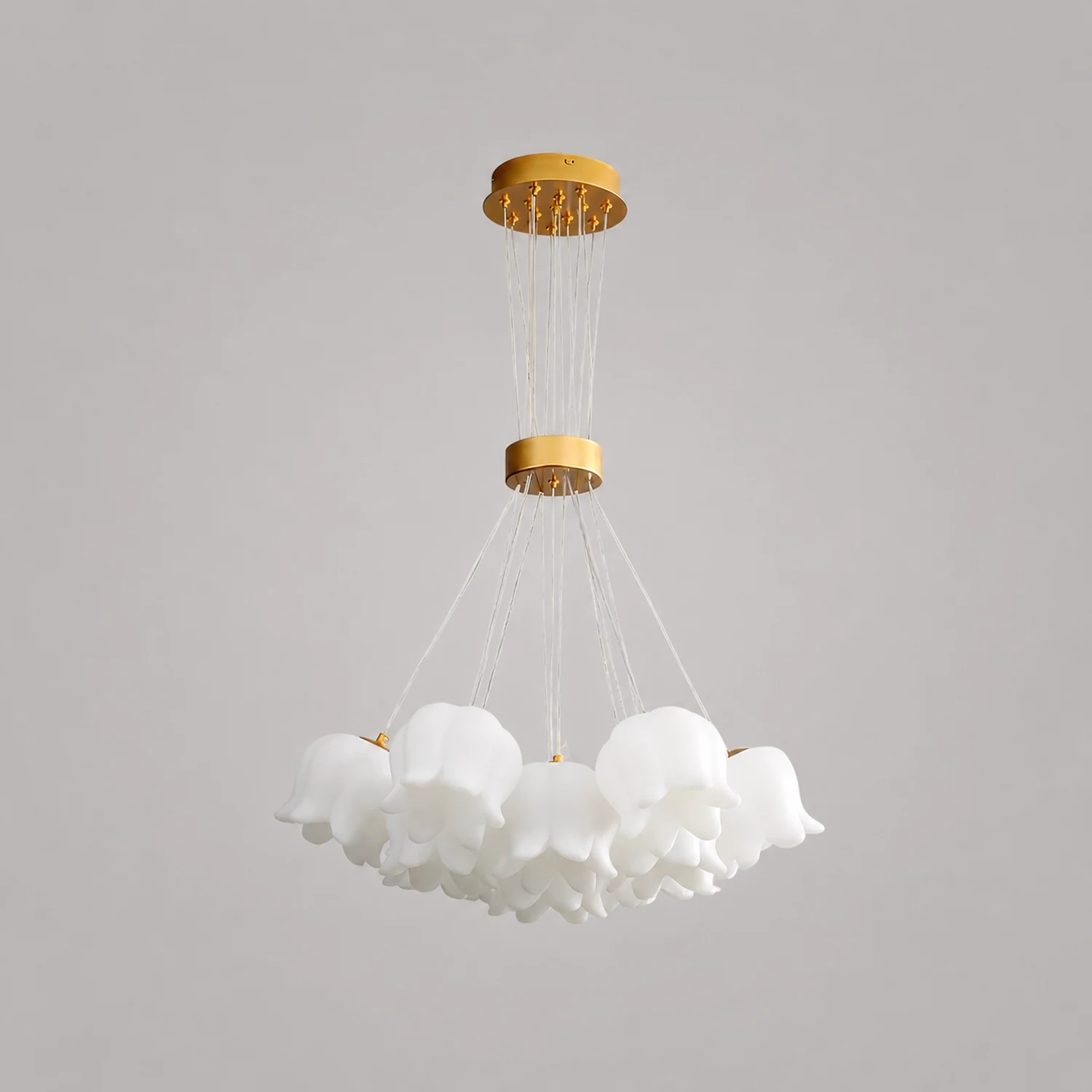 Elegant Floral Pendant Light - Lumpaz