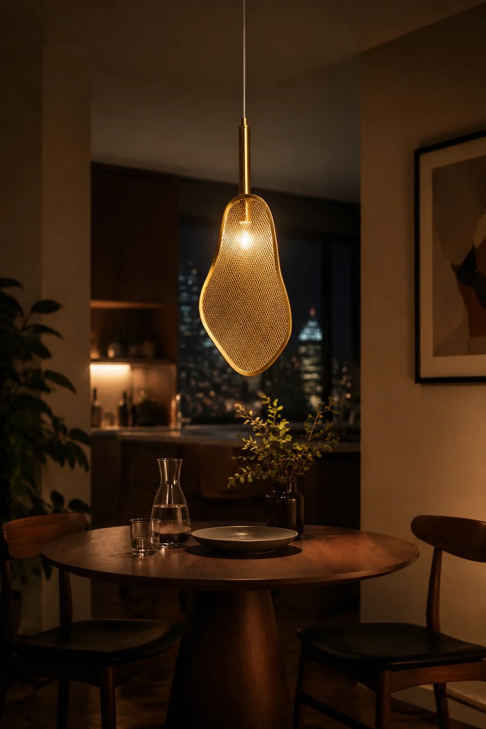 Fan Shape Pendant Light - Lumpaz