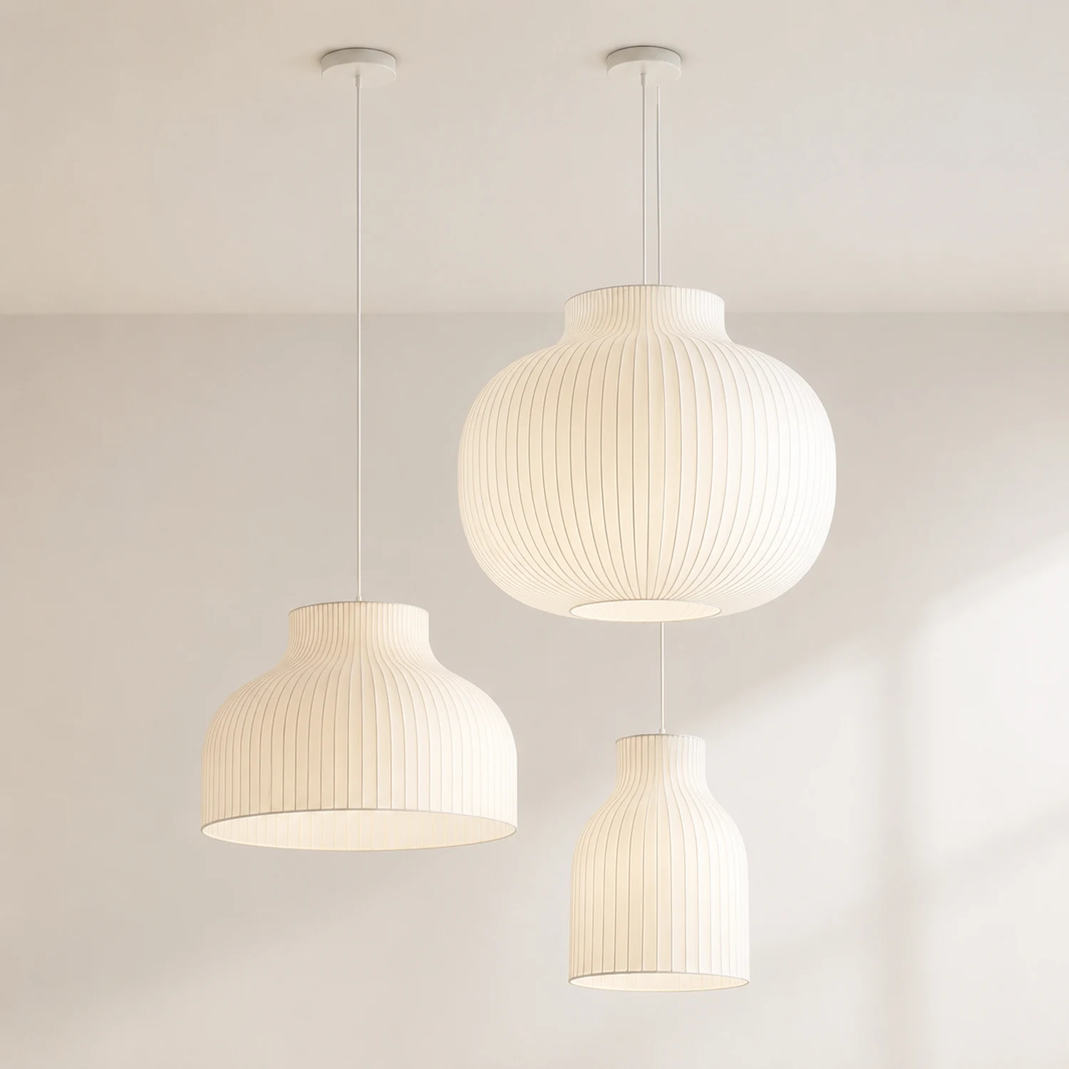 Serica Trio Silk Pendant Collection - Lumpaz