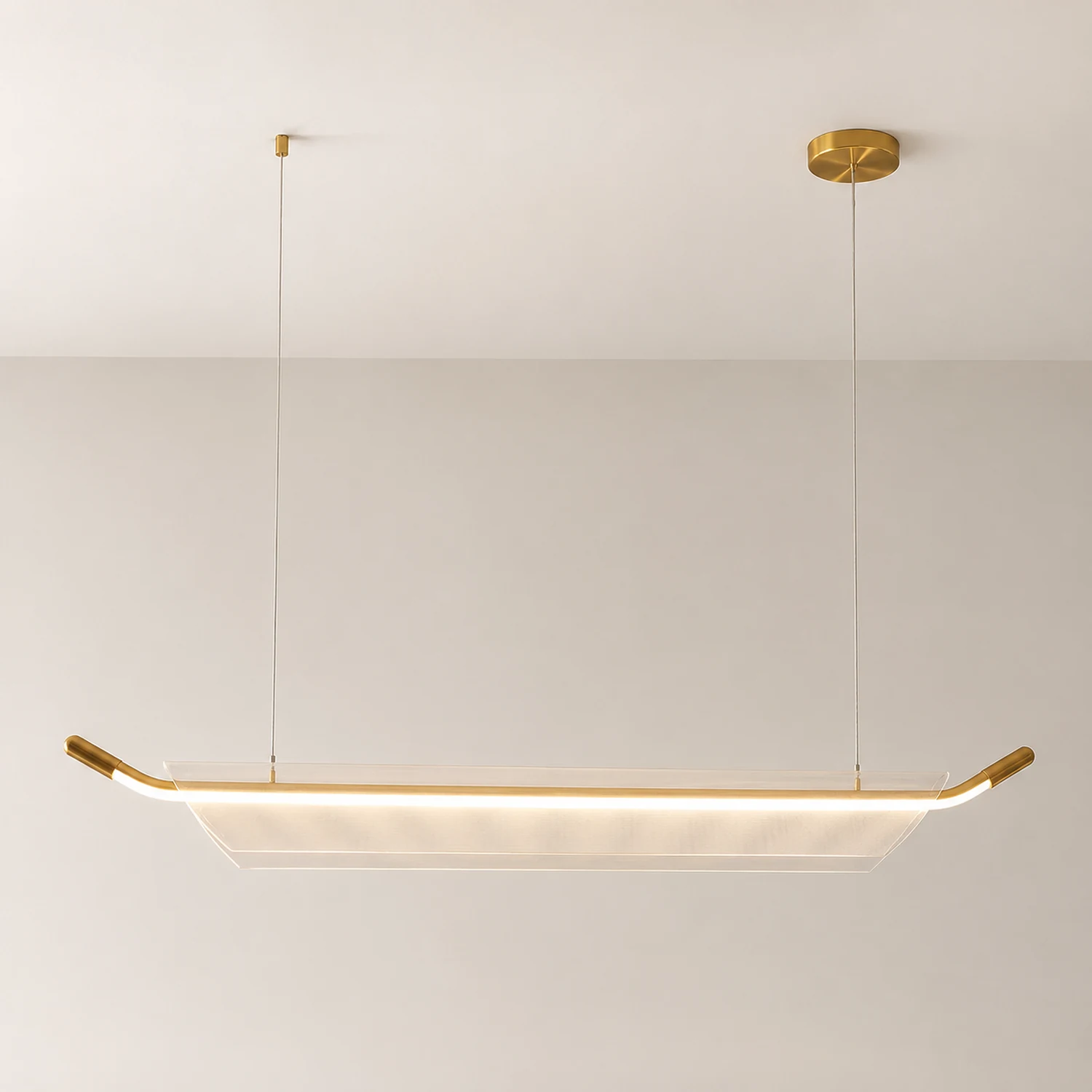 One Word Acrylic Pendant Light - Lumpaz