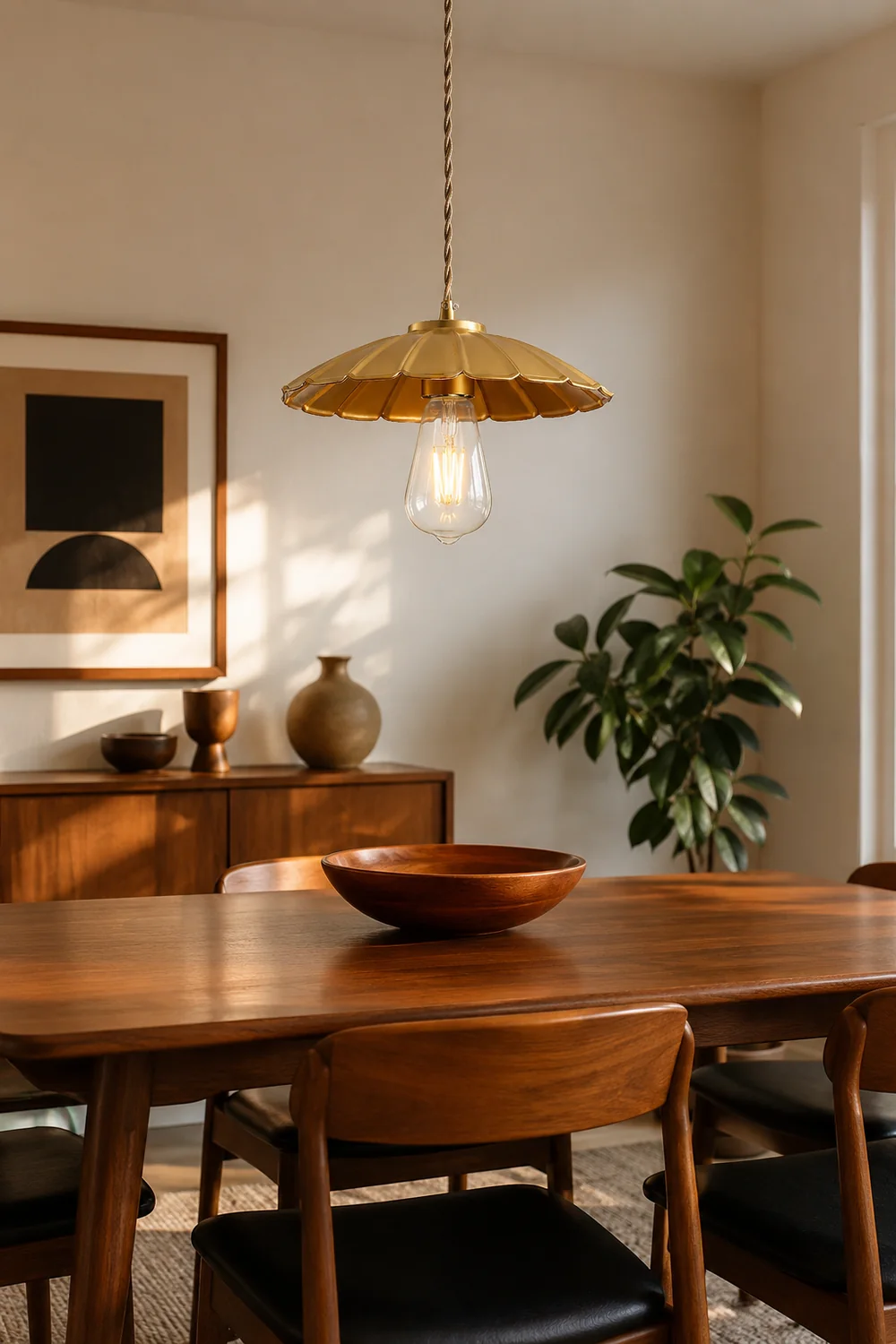 Sleek Flat Pendant Lamp - Lumpaz