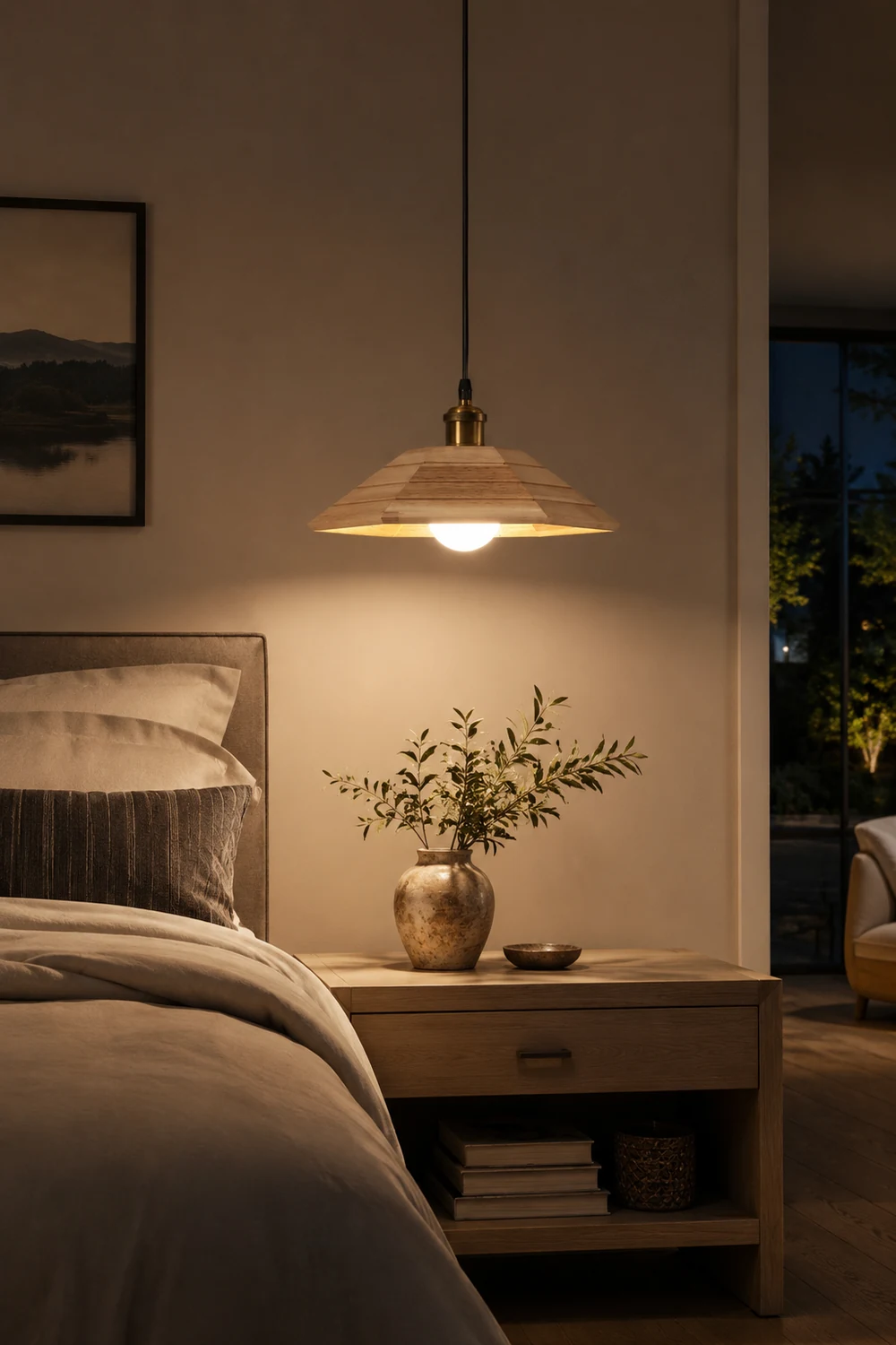 Aeyee Wood Pendant Light - Lumpaz