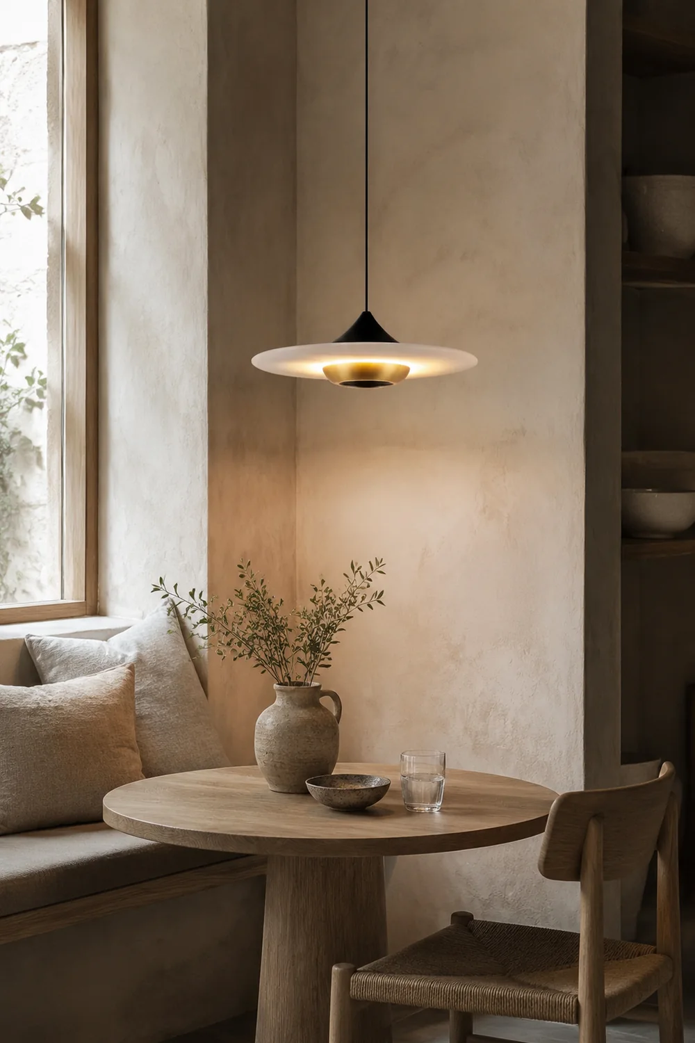 Flying Saucer Marble Pendant Lamp - Lumpaz