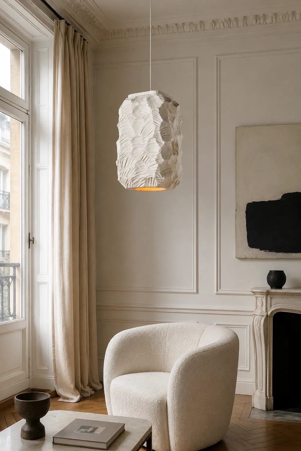 Resin Geometry Pendant Lamp - Lumpaz