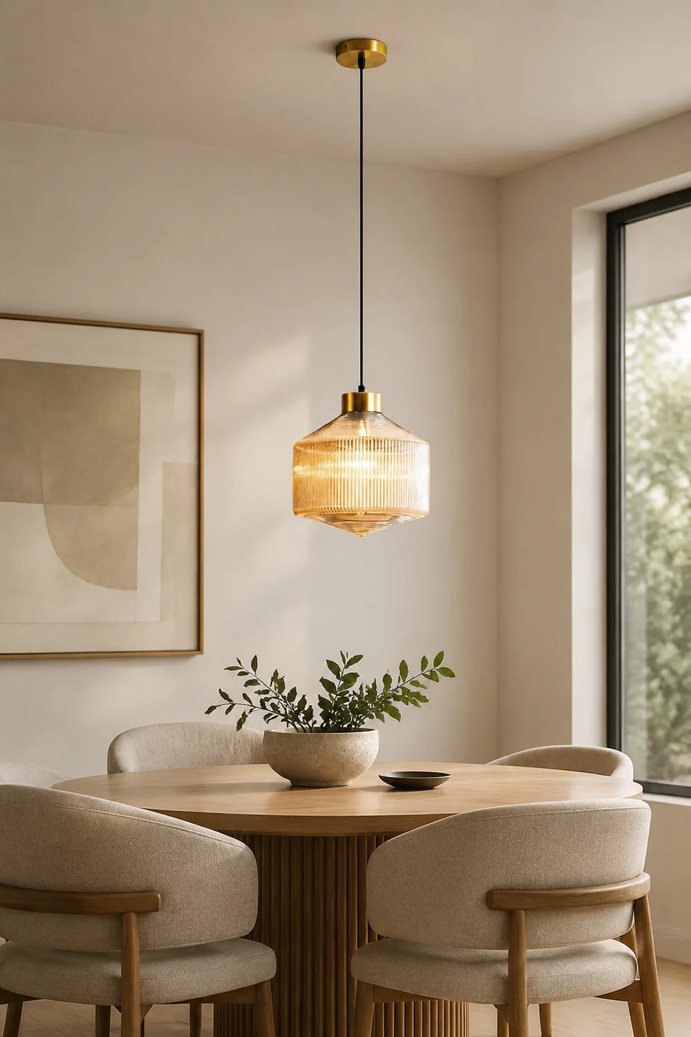 Striped Spinning Top Pendant Light - Lumpaz