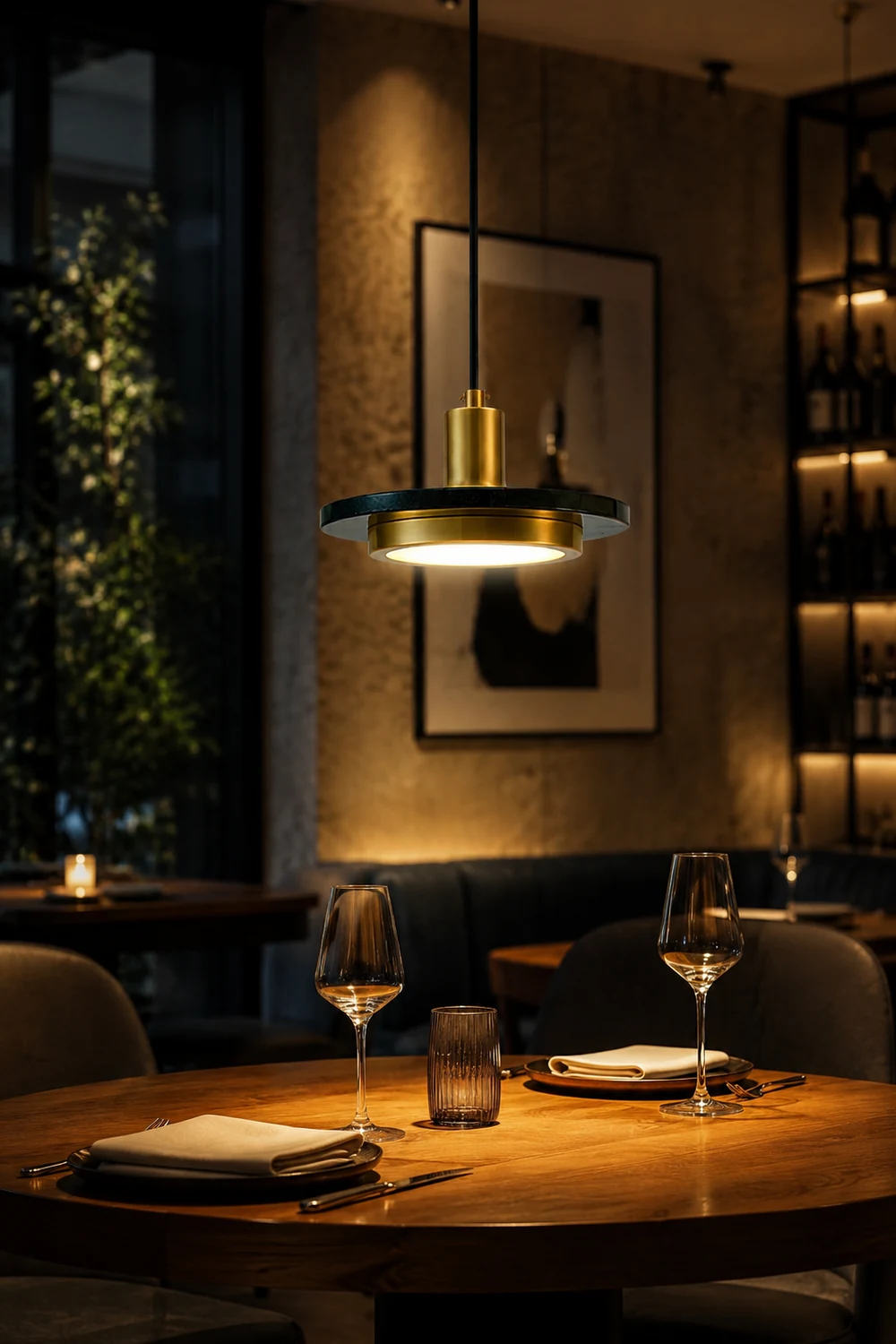 Double Circle Pendant Light - Lumpaz
