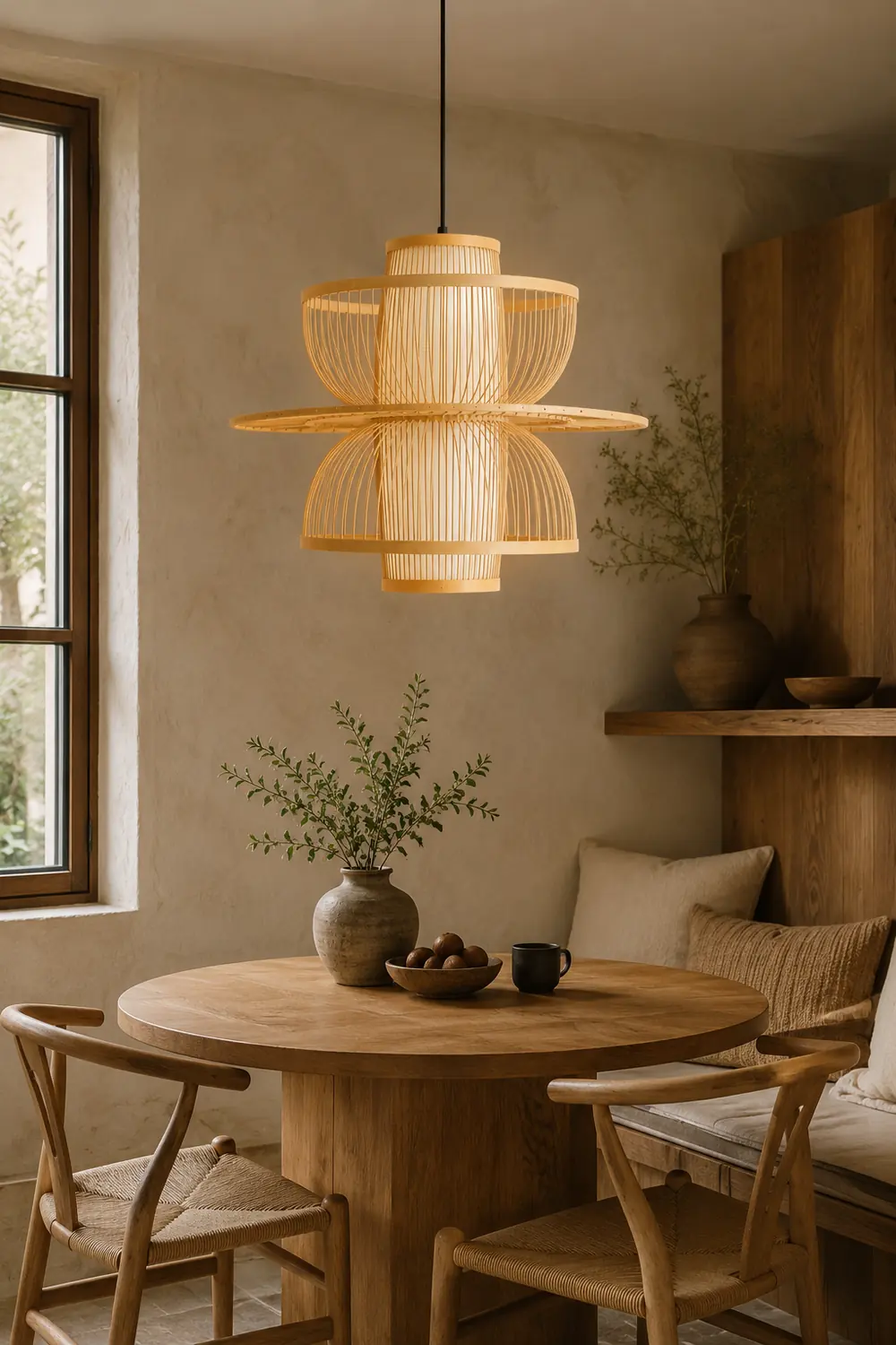 Handmade Sigyn Bamboo Pendant Lamp - Lumpaz