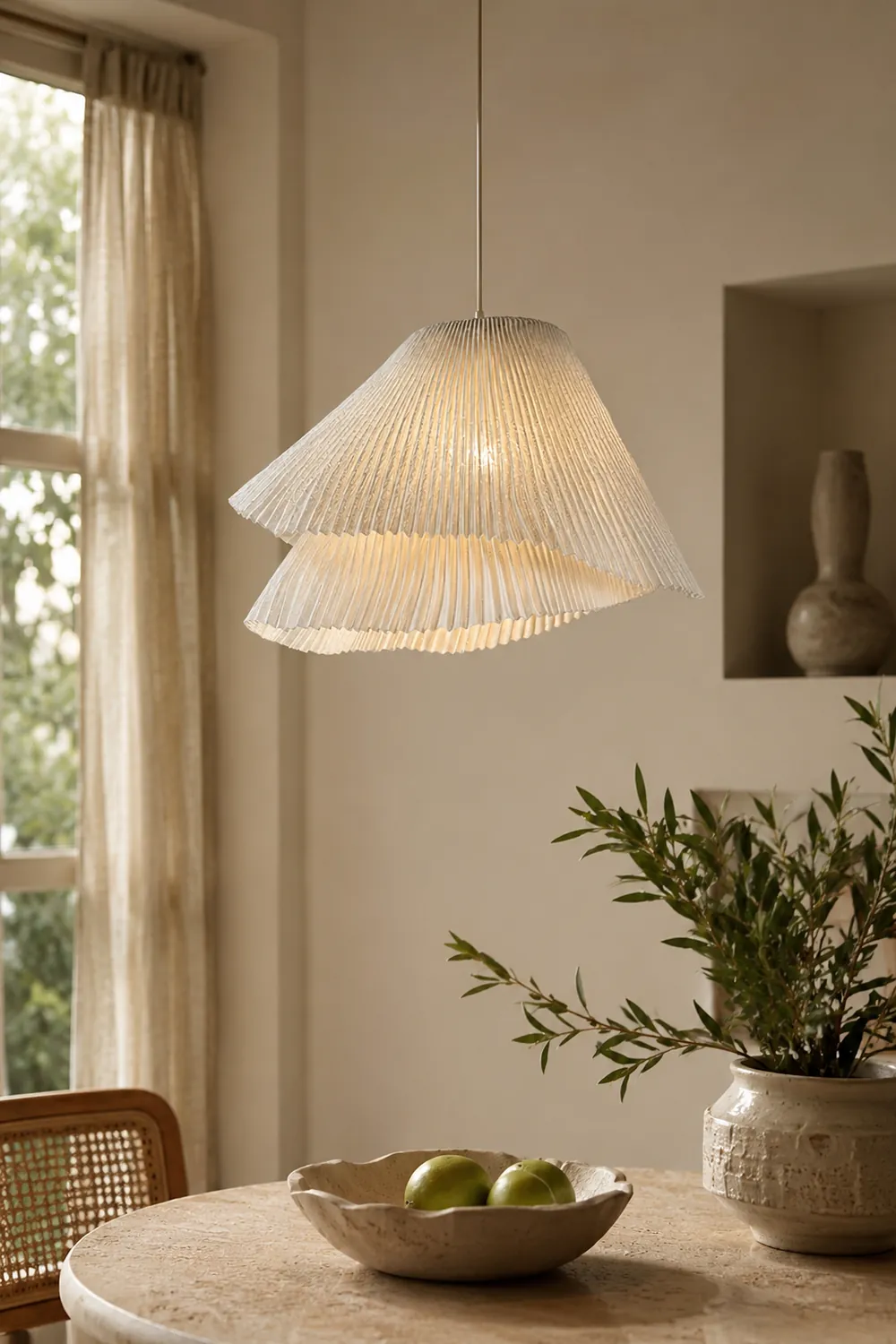 Harmonious Stainless Steel Mesh Pendant Lamp - Lumpaz