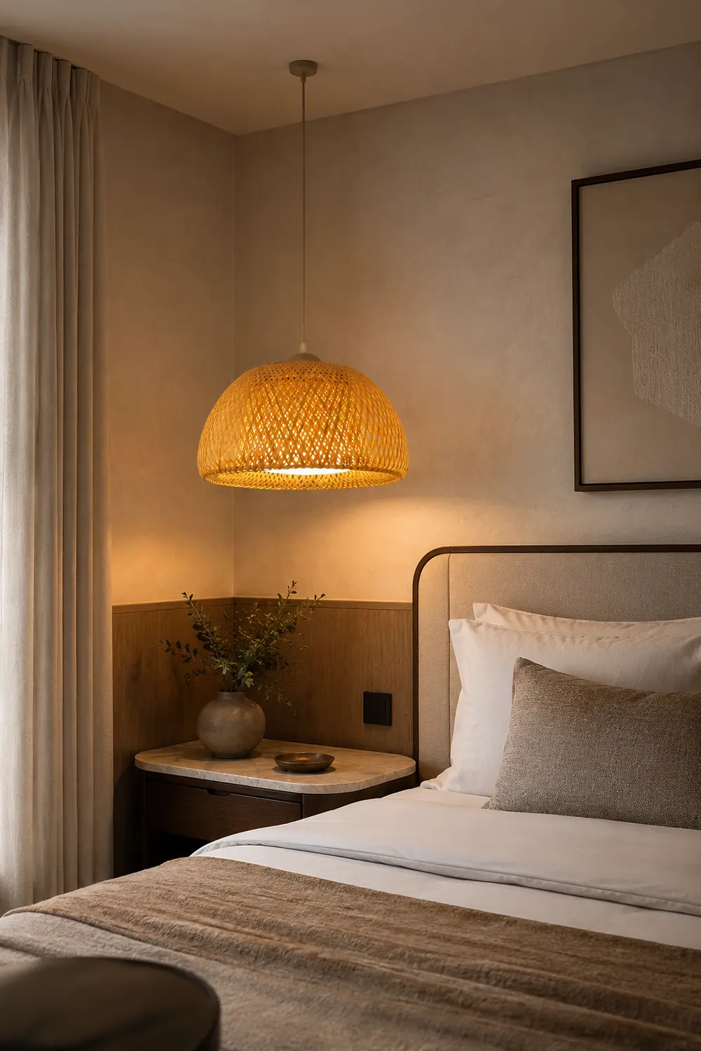 Zenith Bamboo Pendant Light - Lumpaz