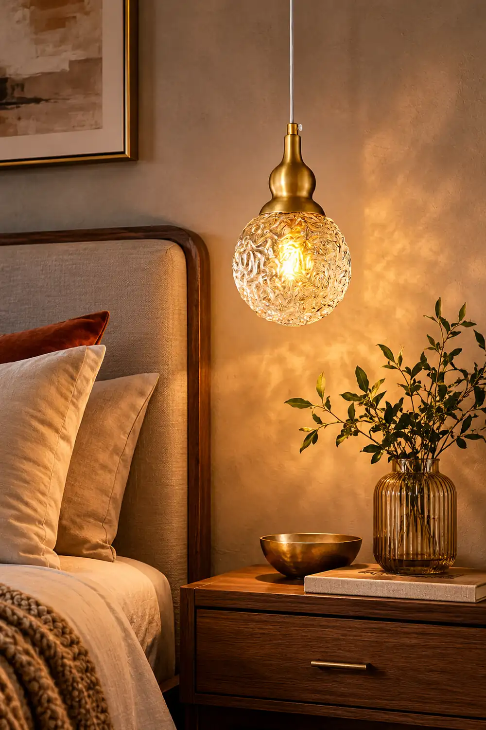 Bella Brass Pendant Light - Lumpaz