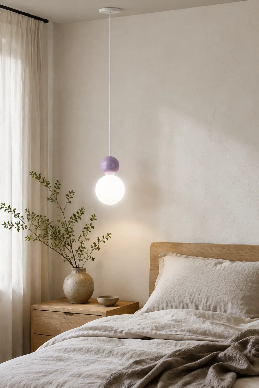 Acrylic Two Ball Pendant Light - Lumpaz