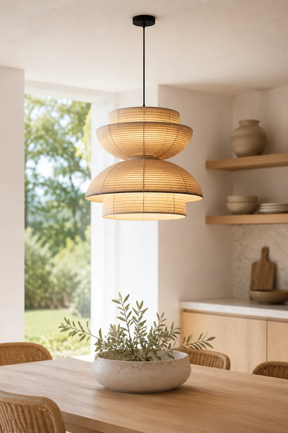 Fabric Art Hanging Lamp - Lumpaz