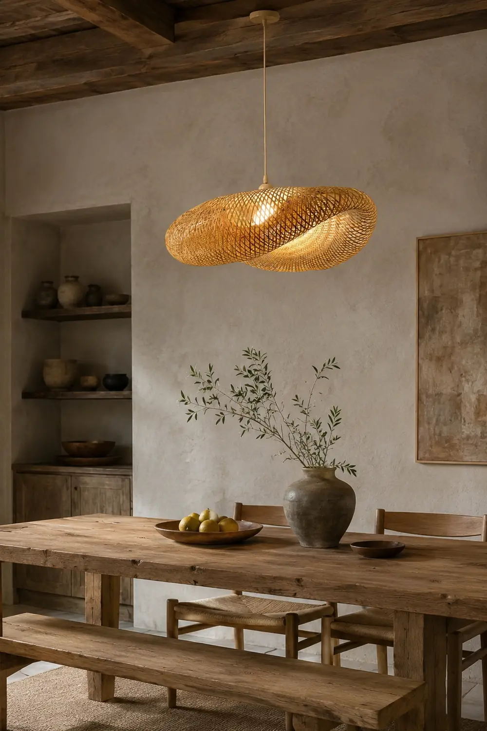 Bamboo Weaving Pendant Lamp - Lumpaz