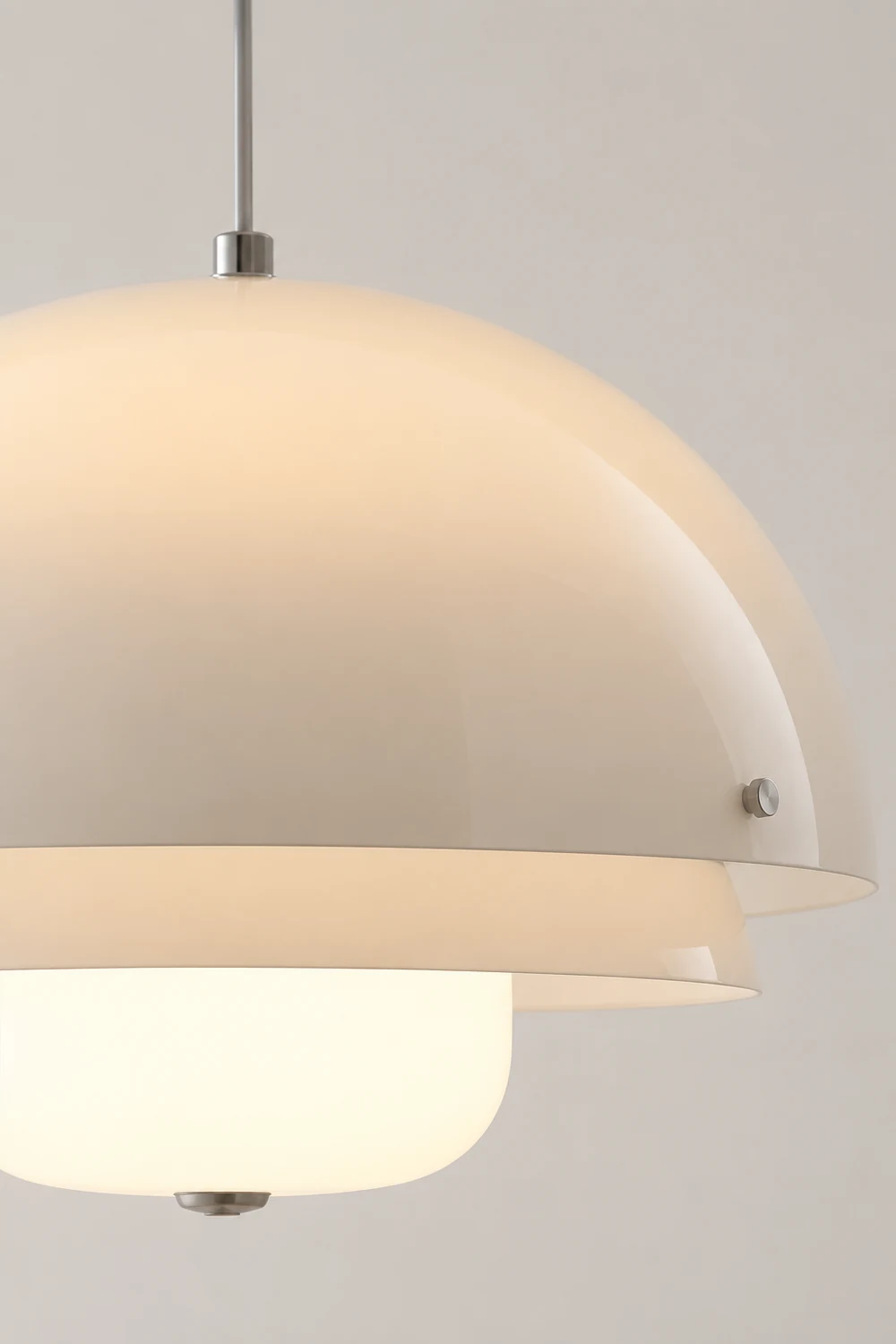 Milk White Layer Pendant Lamp - Lumpaz